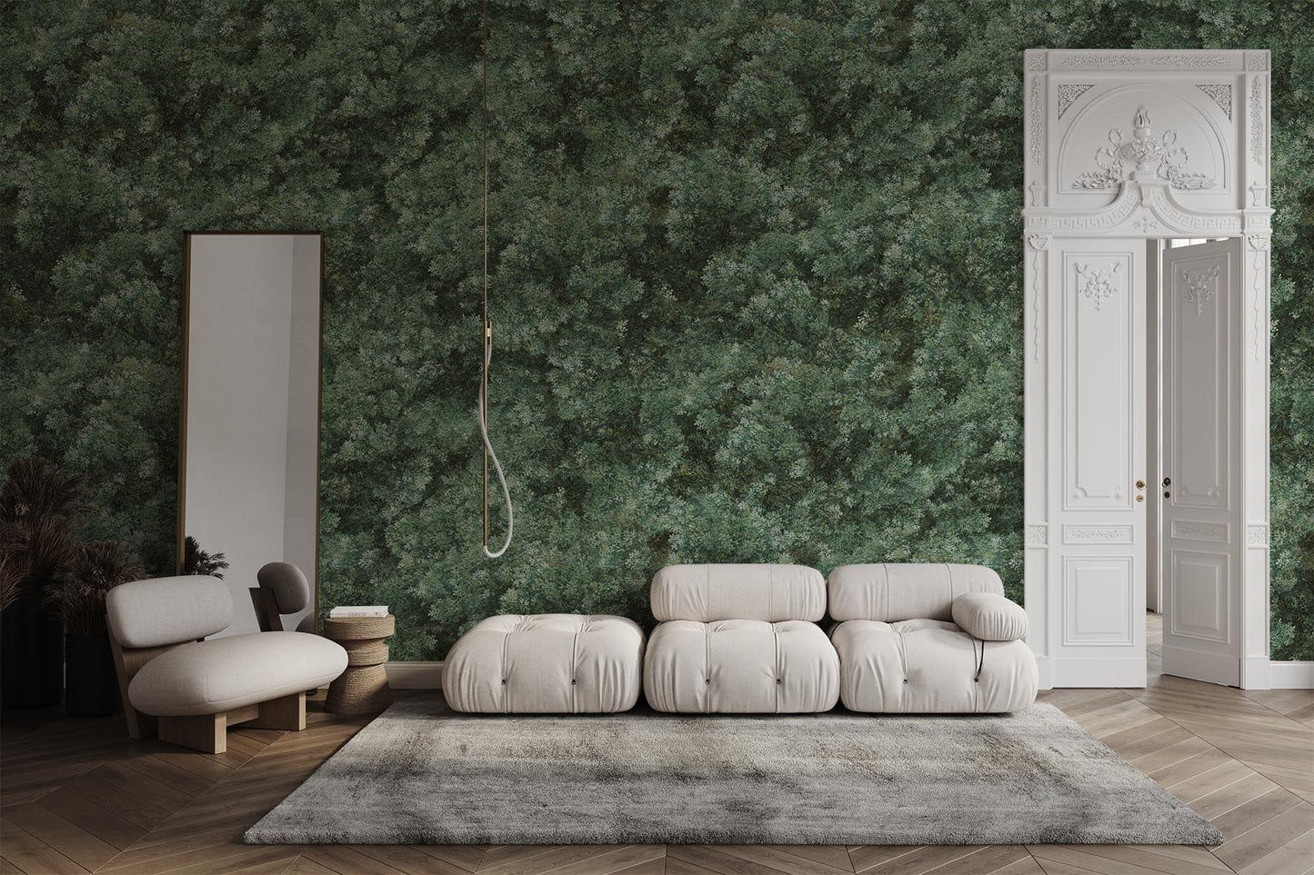 Wild Forest Ivy Green