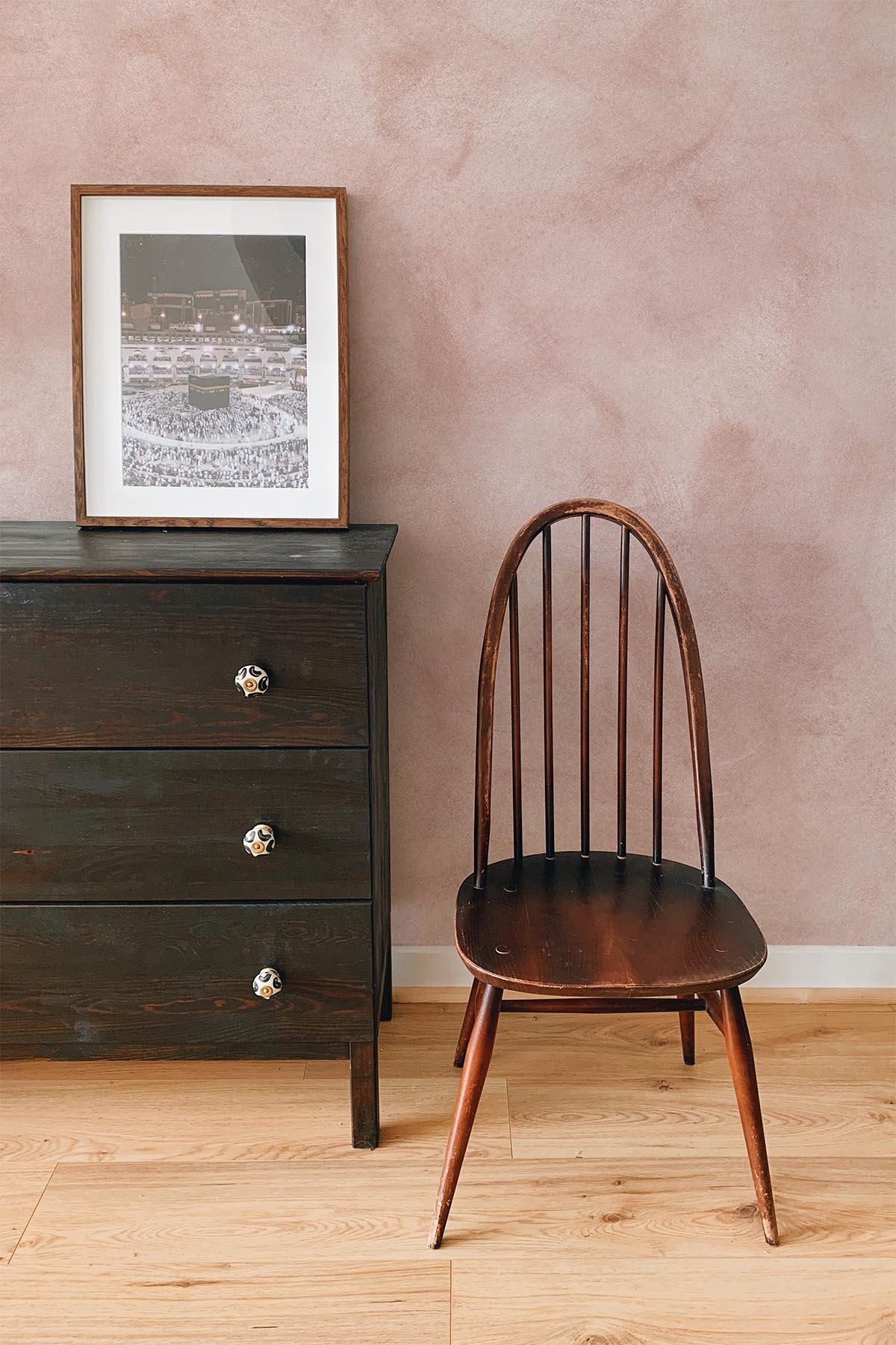 Aquarelle Structure Dusty Pink