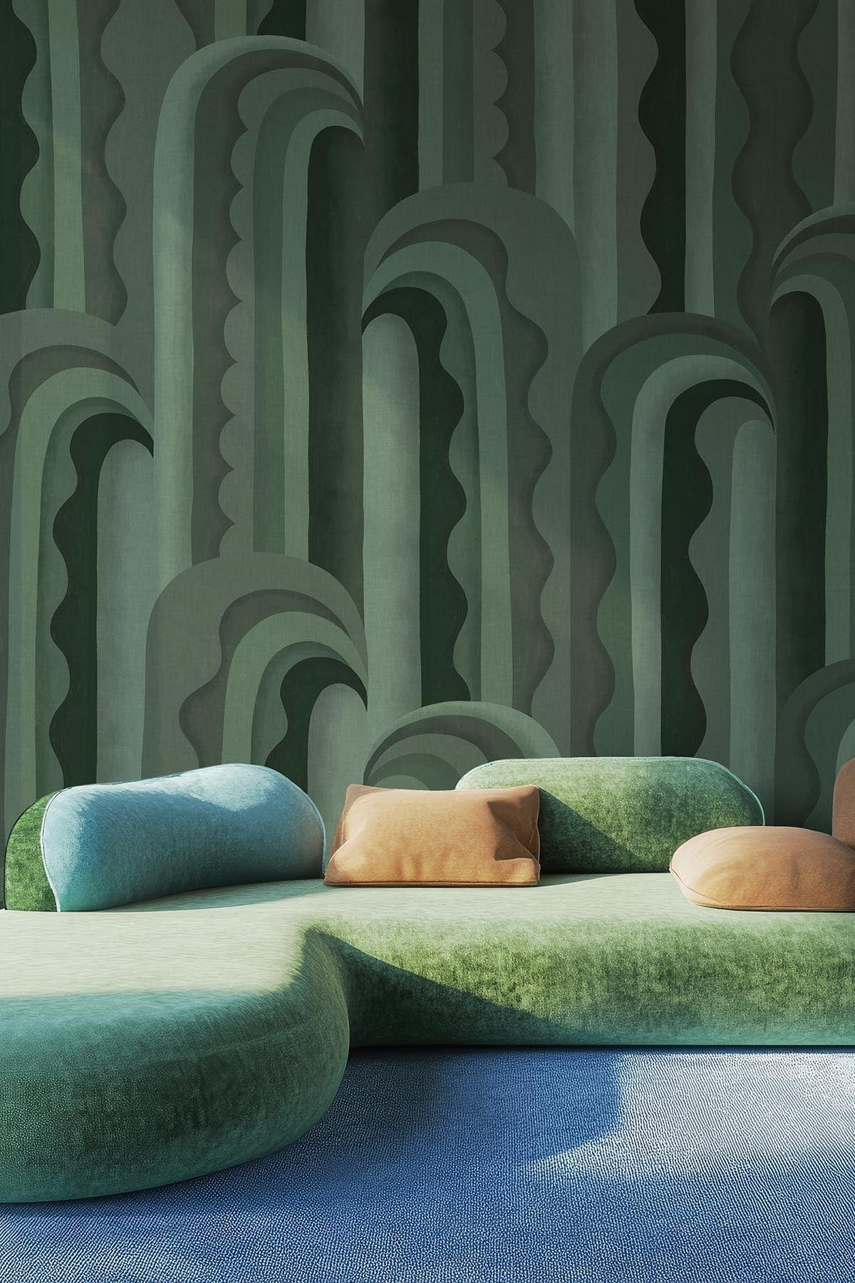 Wavy Arch Green