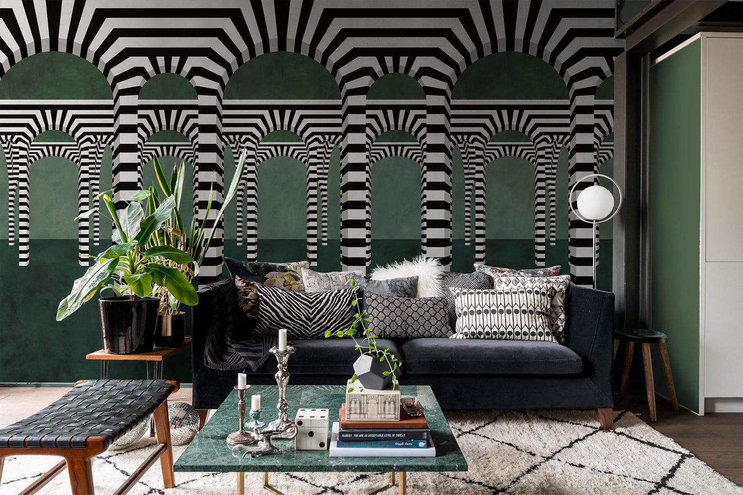 Striped Archway Green