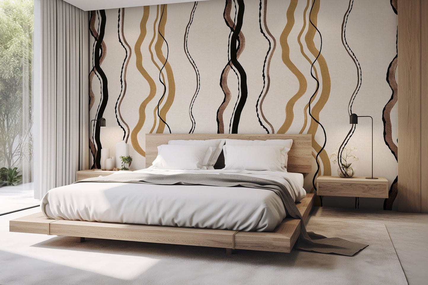 Organic Stripes Ochre