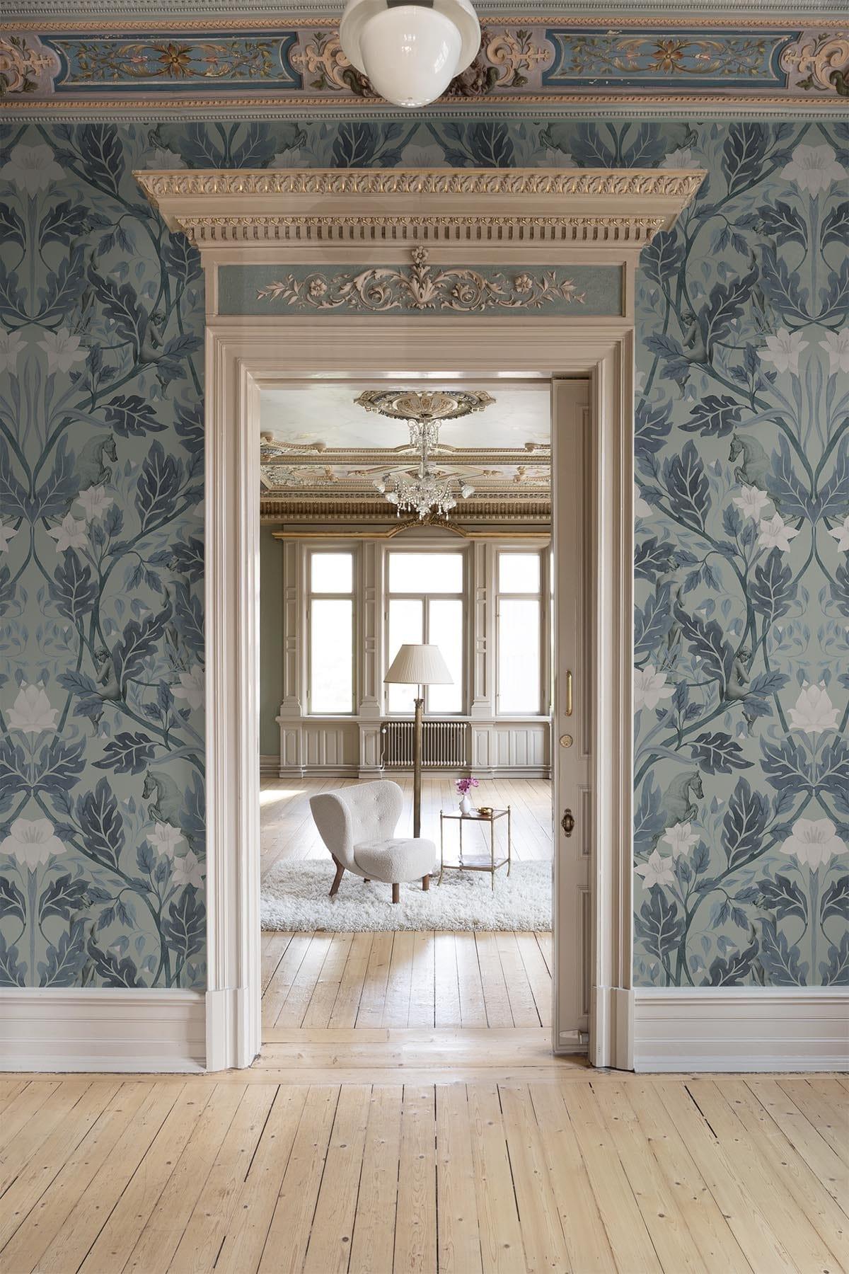 Palazzo Medallion Blue