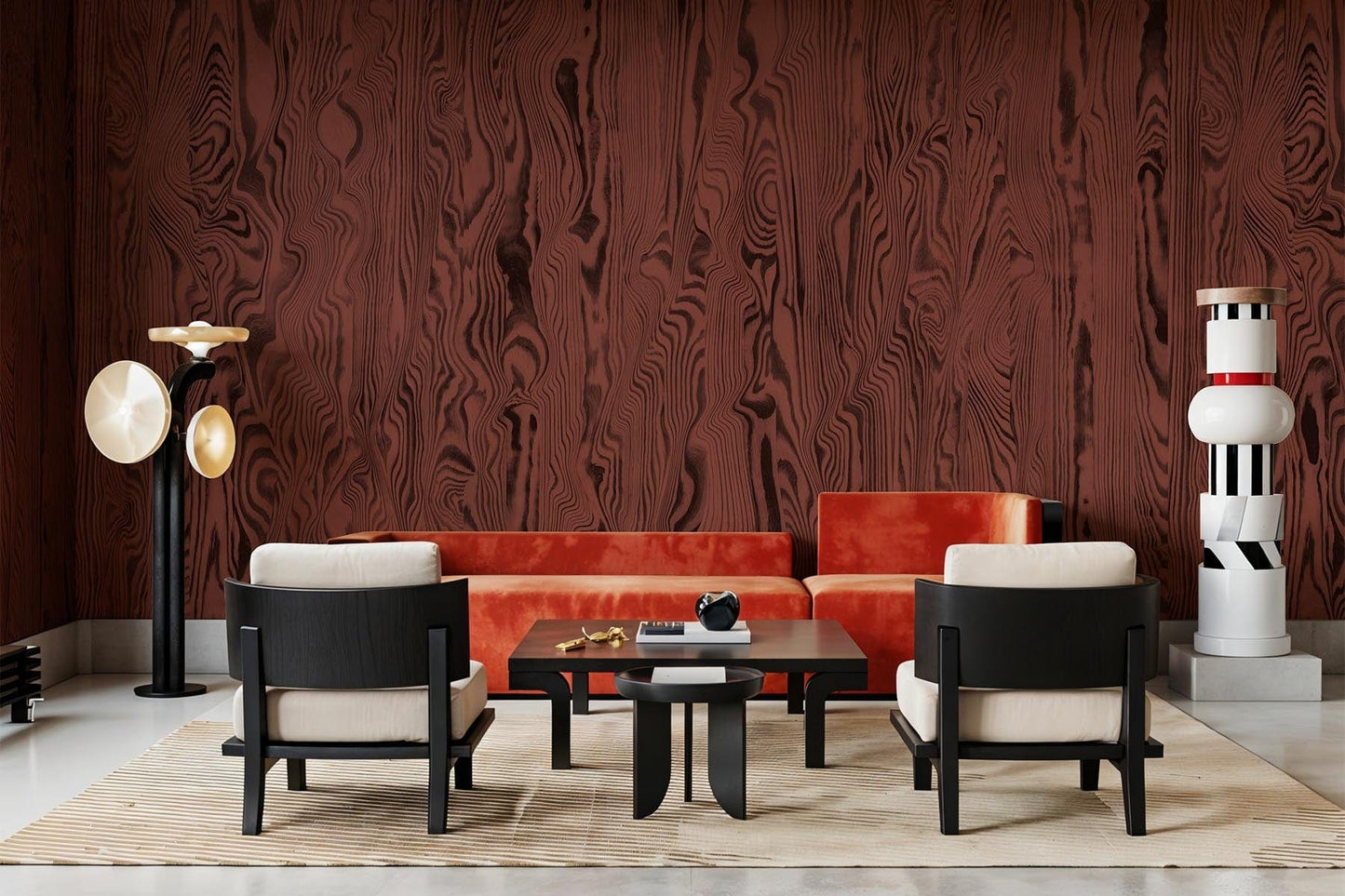 Vibrant Veneer Marsala Red