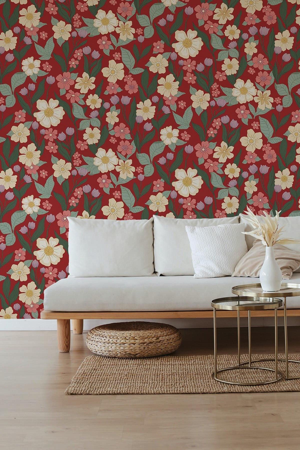 Vintage Garden Red
