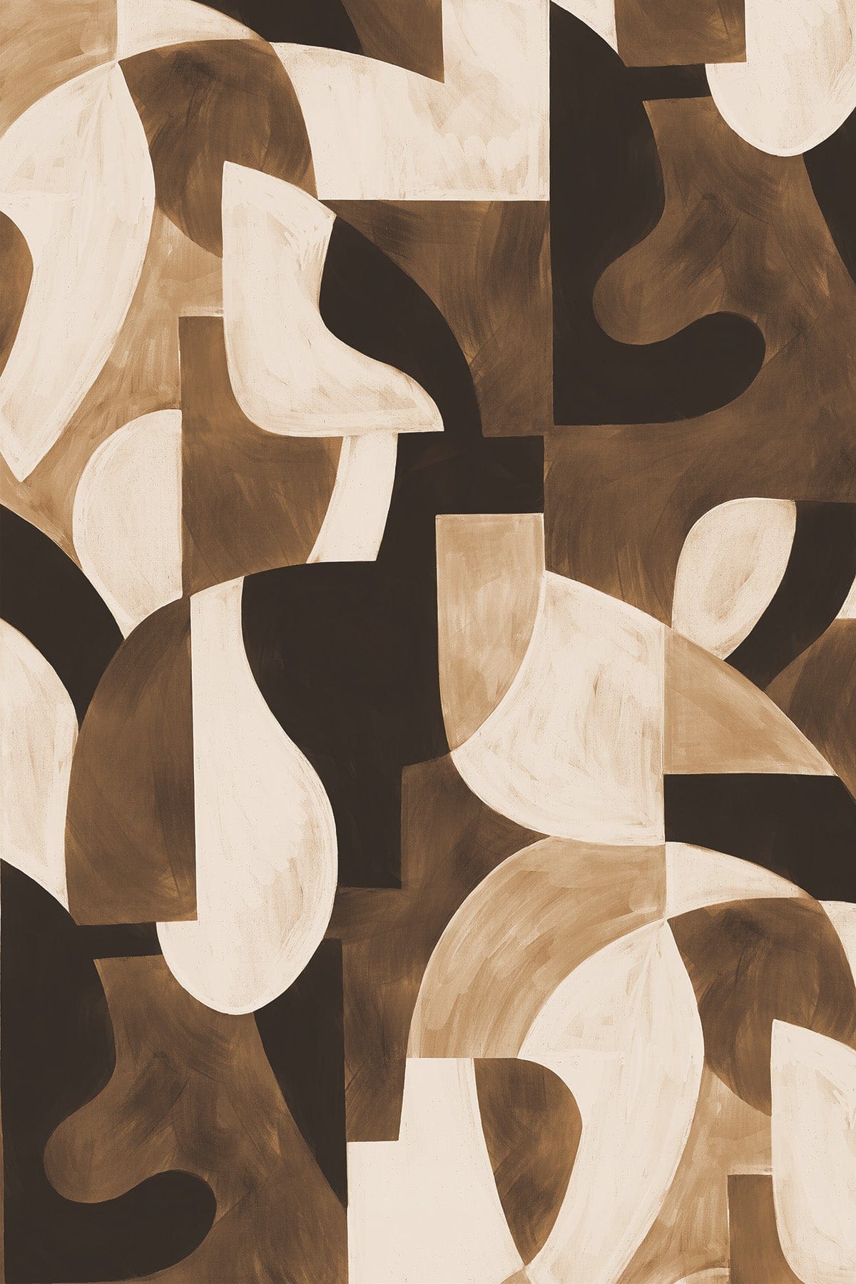 Geometric Deco Brown