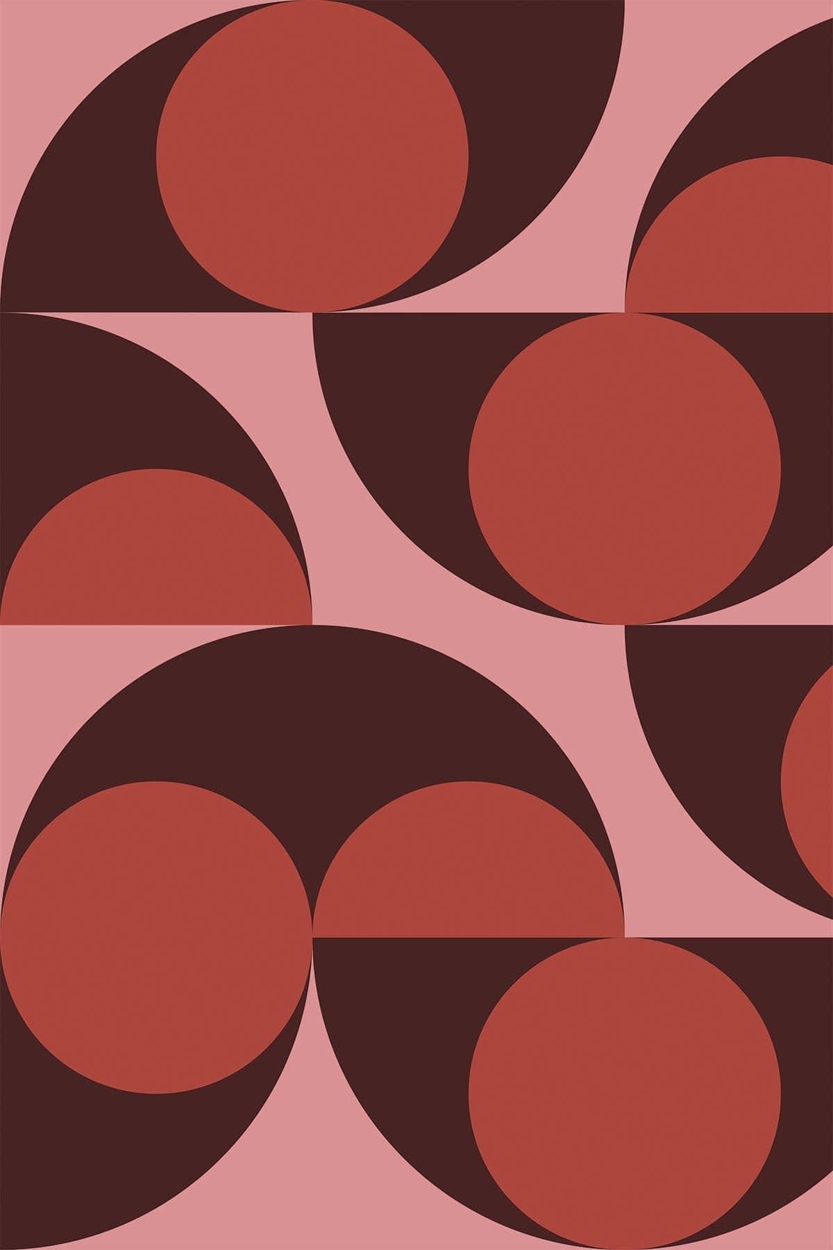  Abstract Shapes Pink