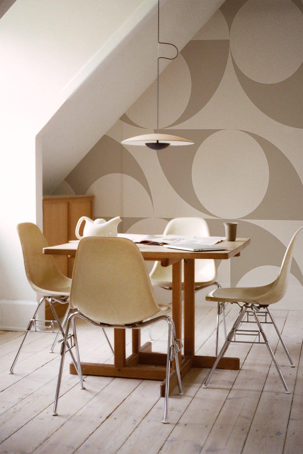  Abstract Shapes Beige