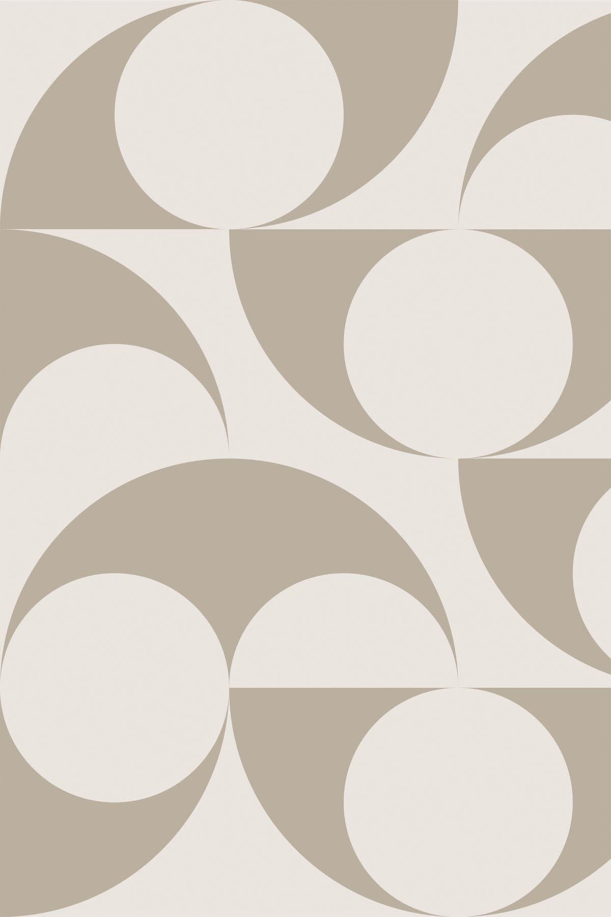  Abstract Shapes Beige