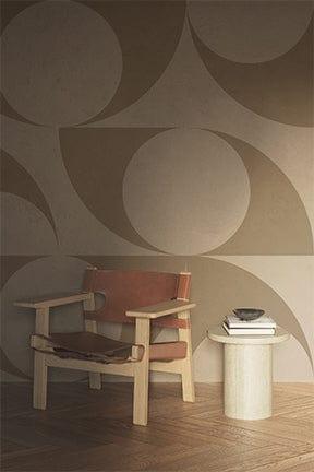  Abstract Shapes Beige