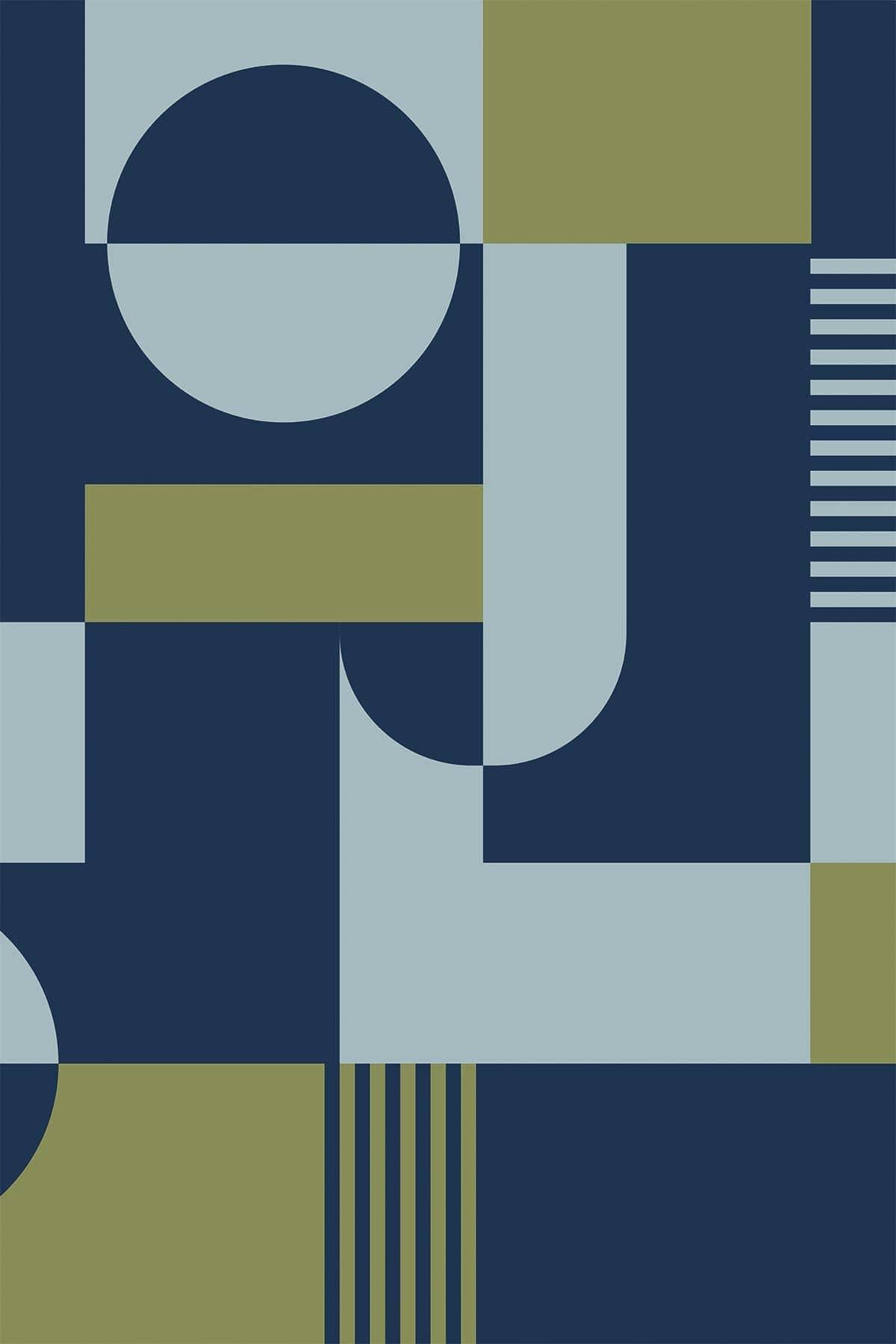  Modern Graphic Blue