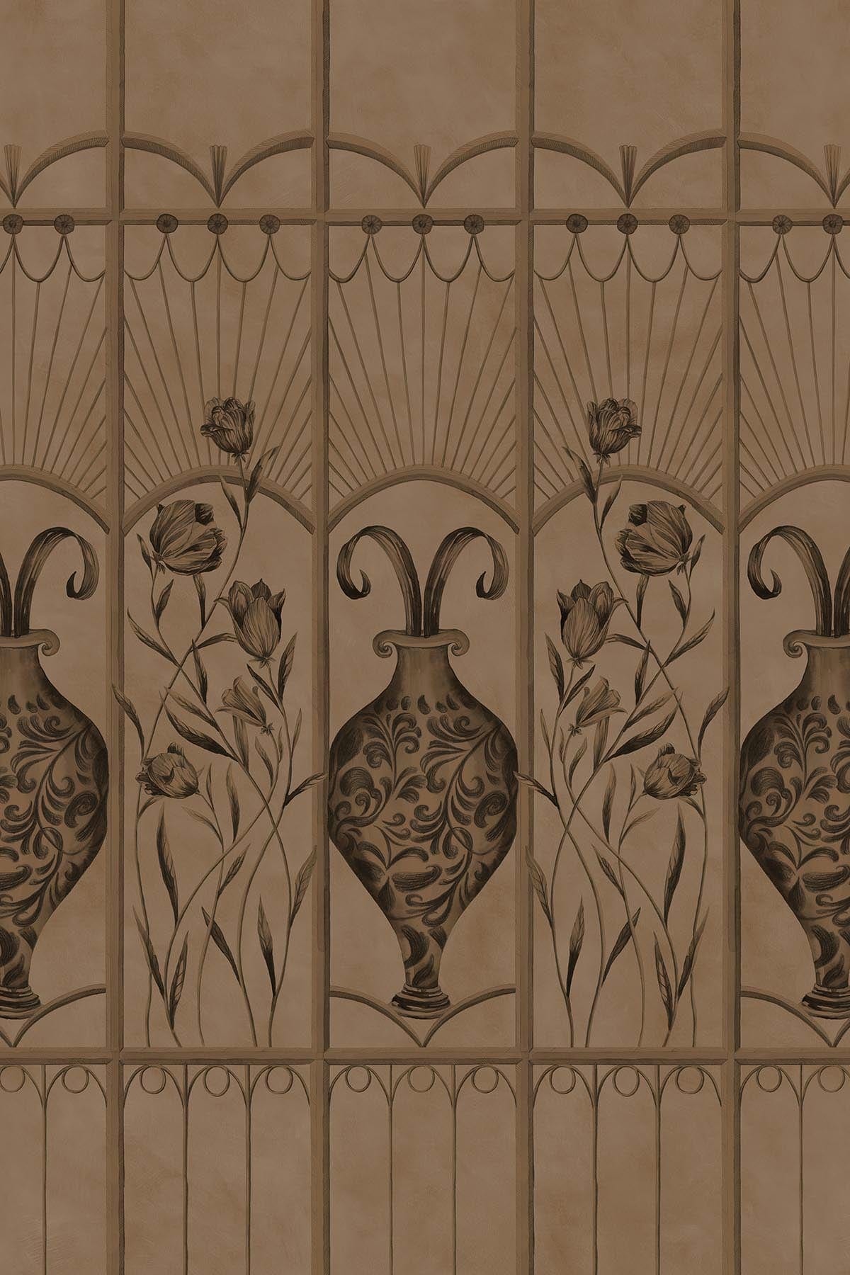  Botanical Deco Brown