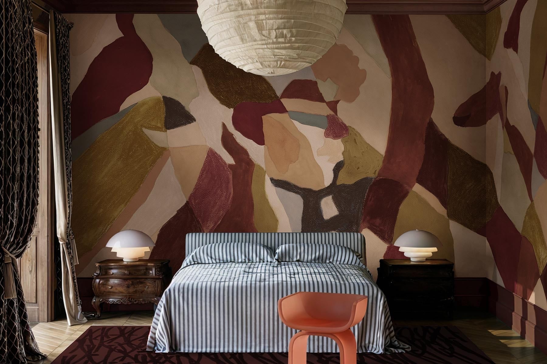  Fresco Silhouette Rust Red