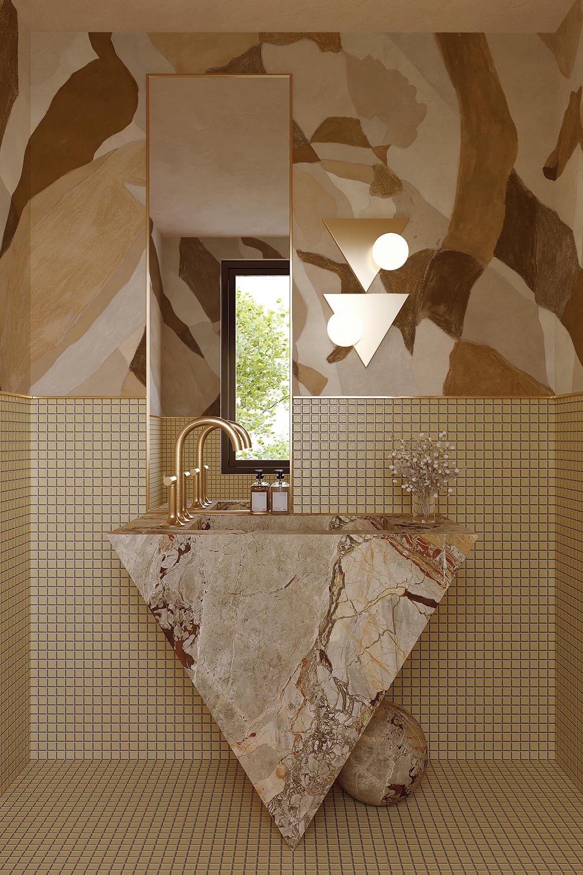  Fresco Silhouette Ochre