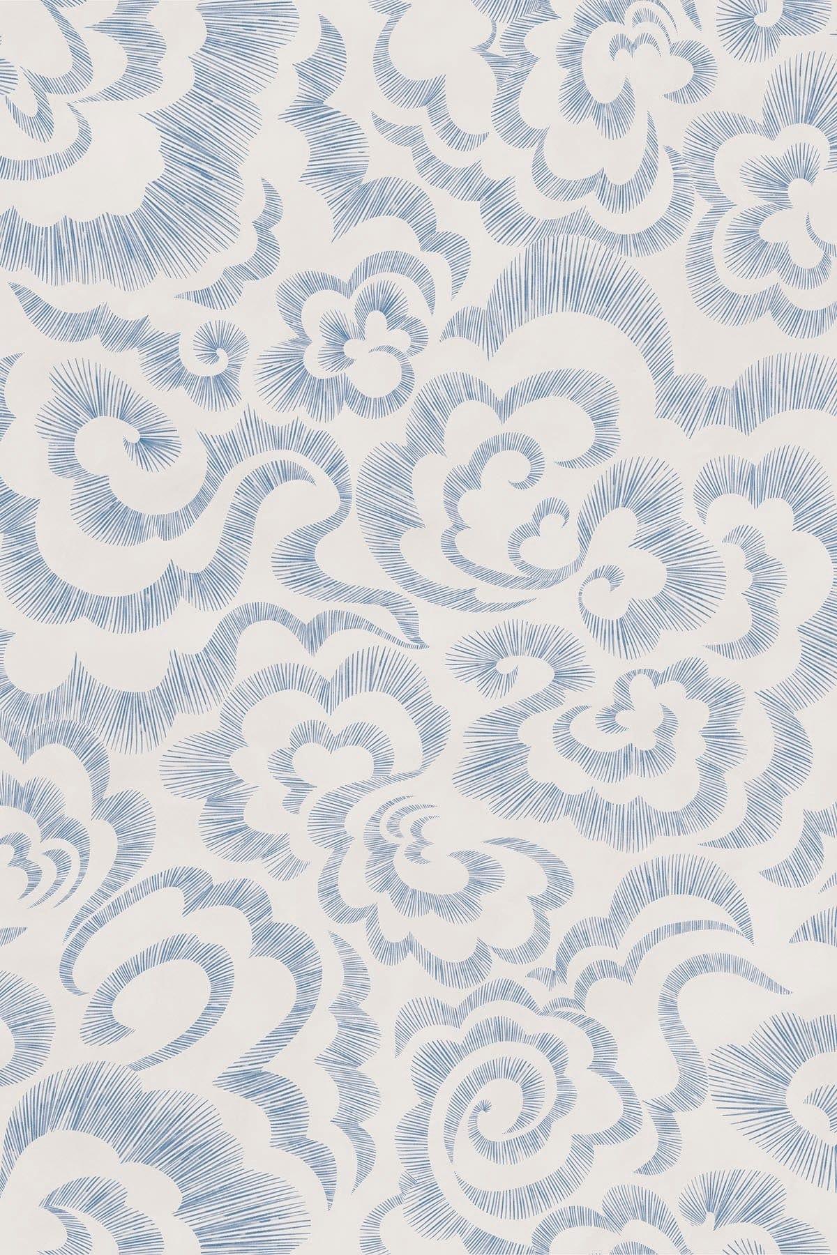  Asian Clouds Blue