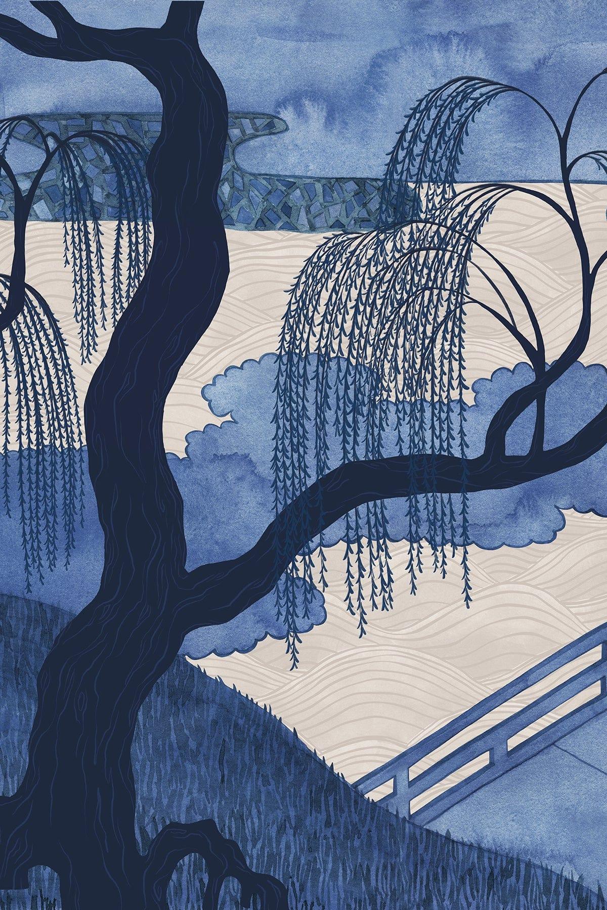 Asian Garden Blue