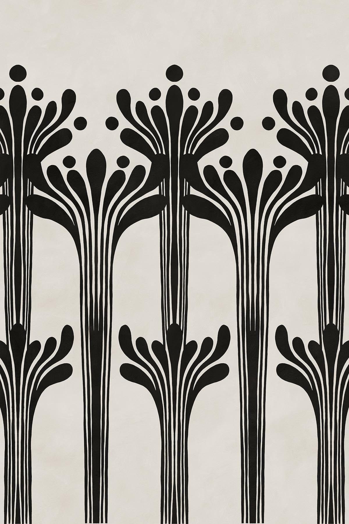  Deco Flower Black