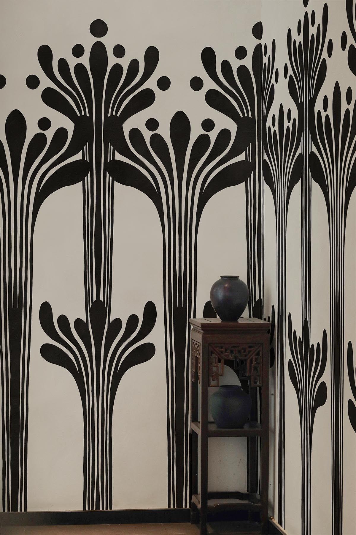  Deco Flower Black