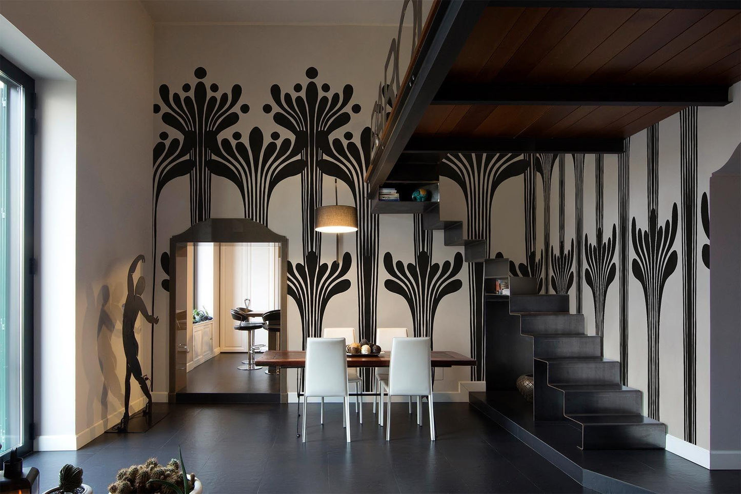  Deco Flower Black