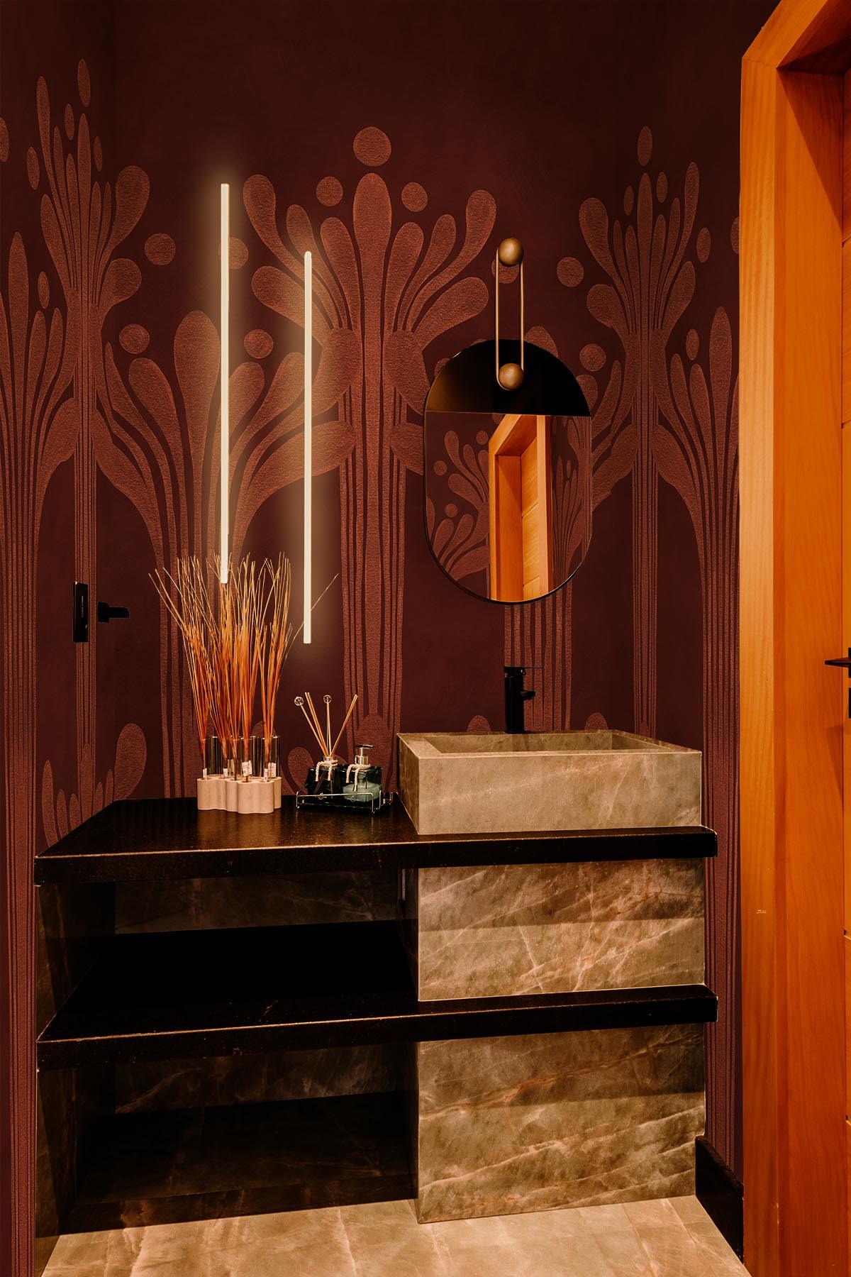  Deco Flower Rust Red