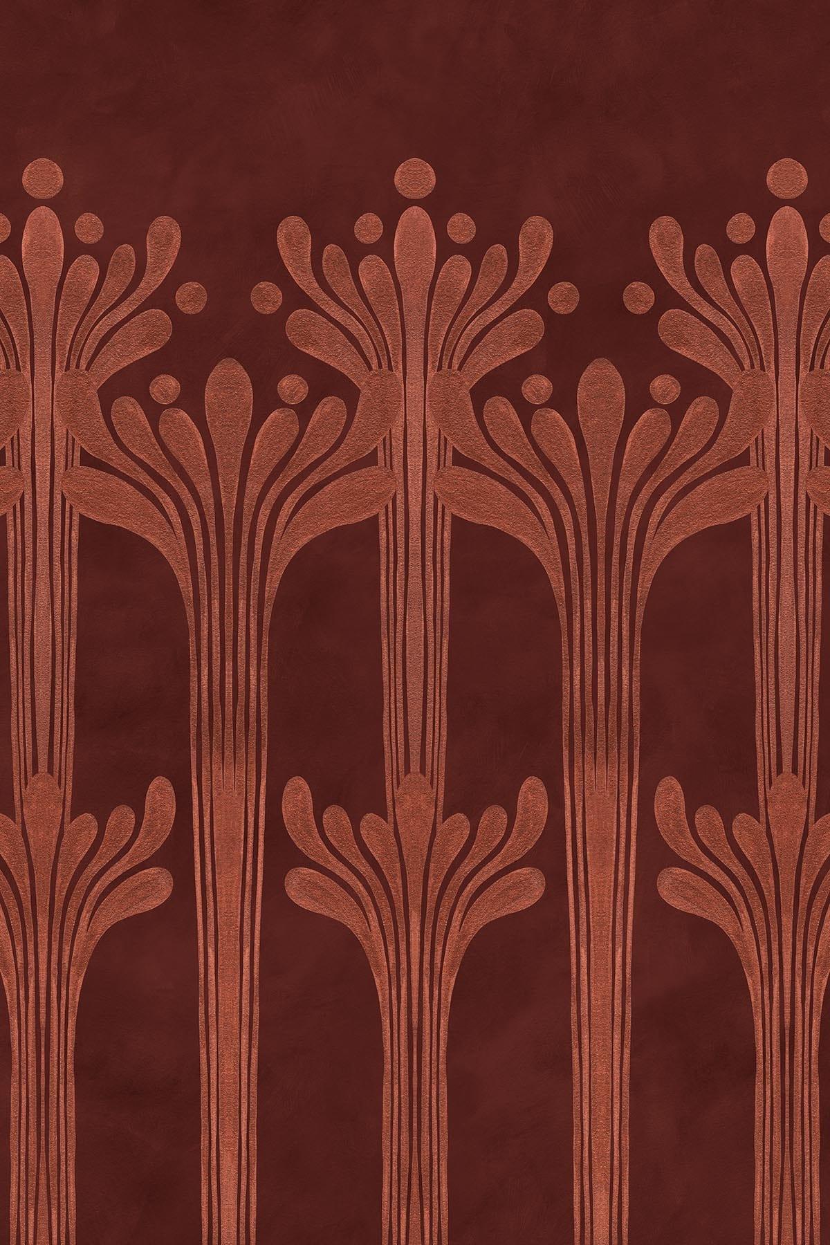  Deco Flower Rust Red