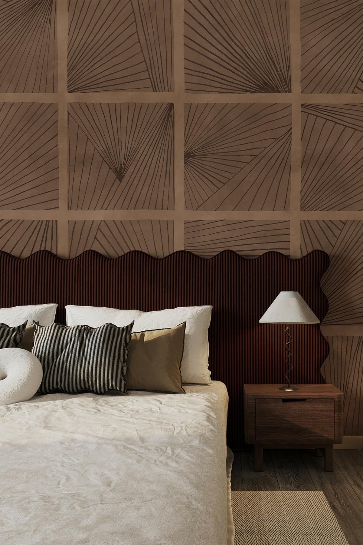  Deco Grid Brown