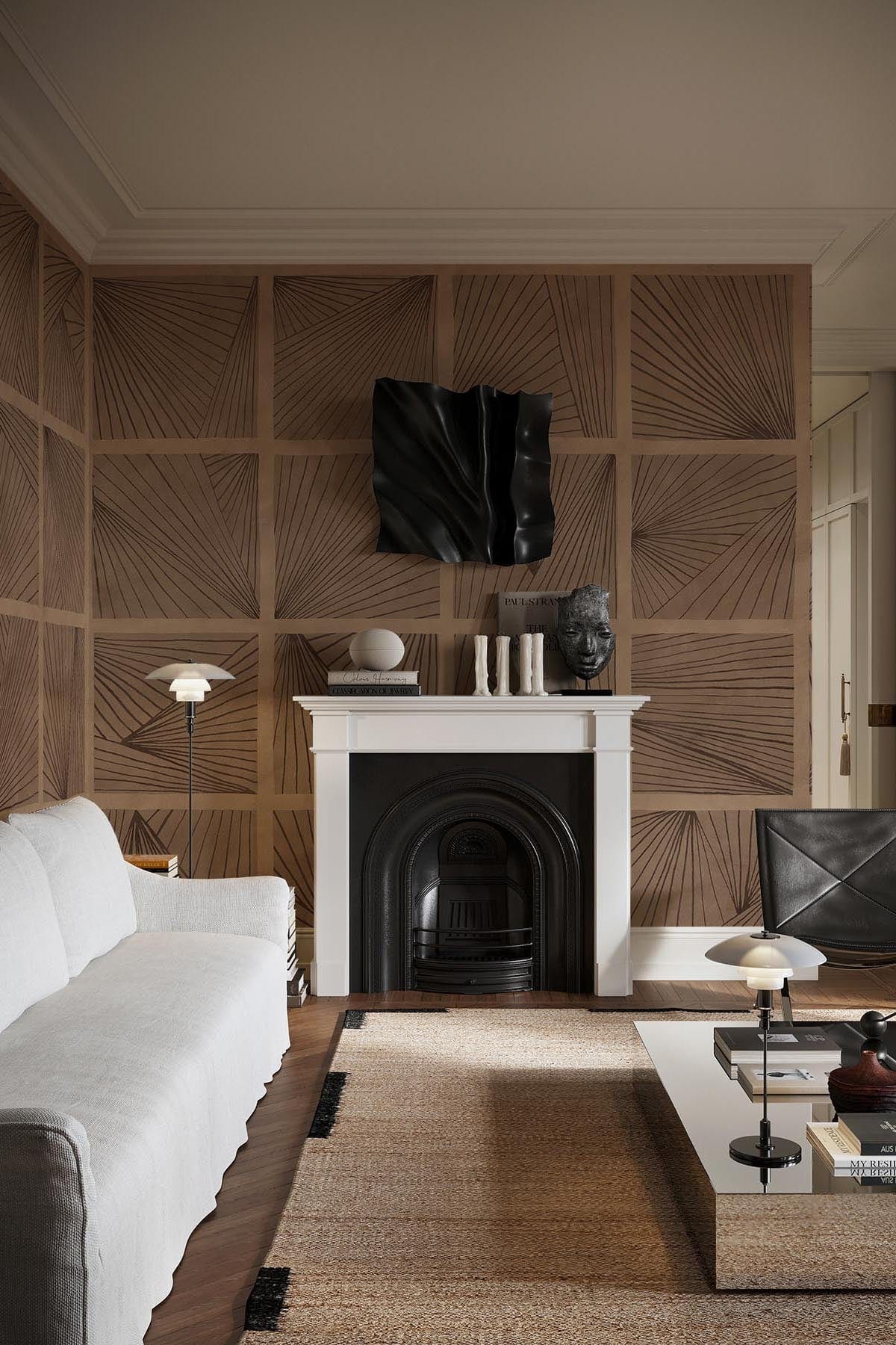  Deco Grid Brown