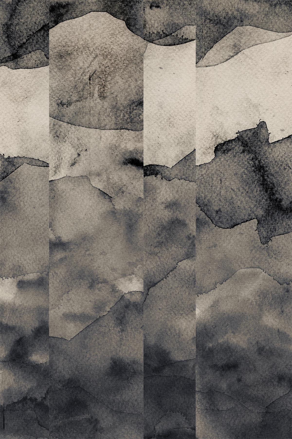  Abstract Landscape Warm Grey