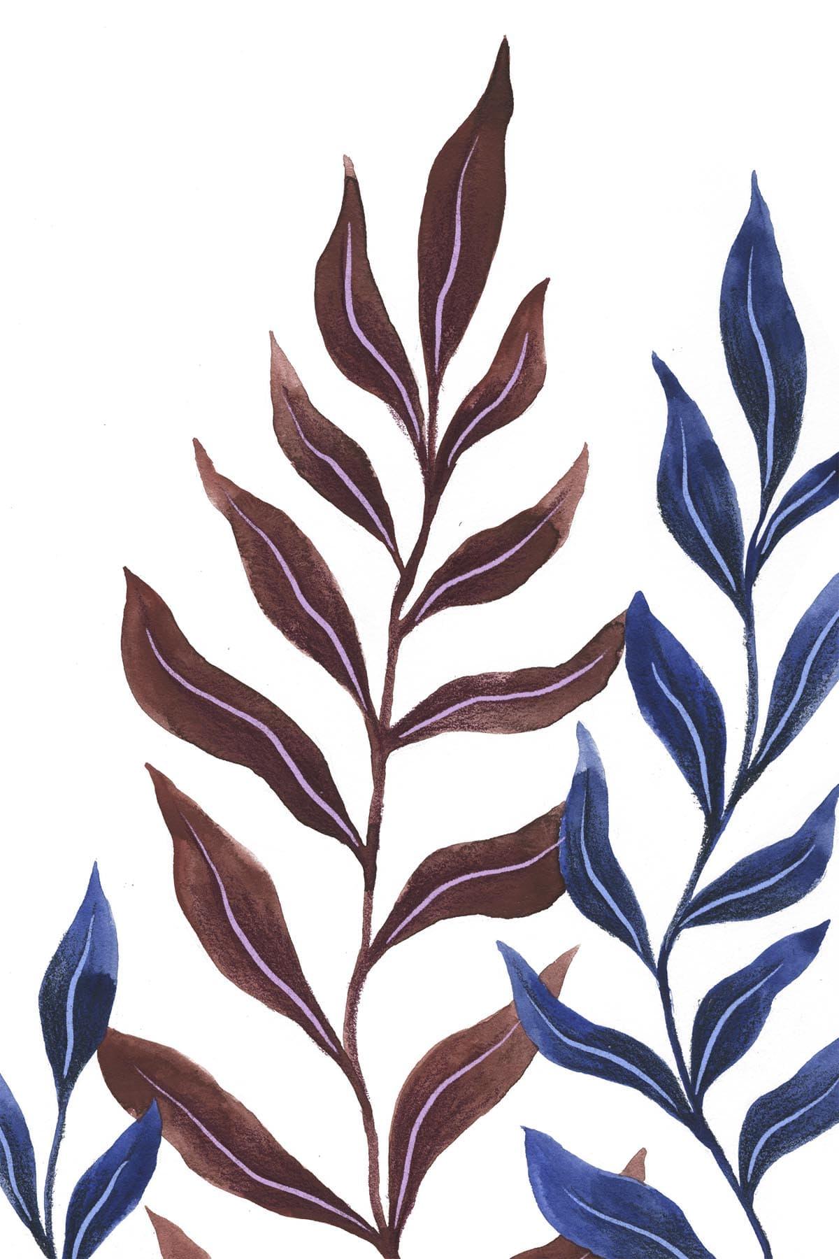  Climbing Leaf Blue