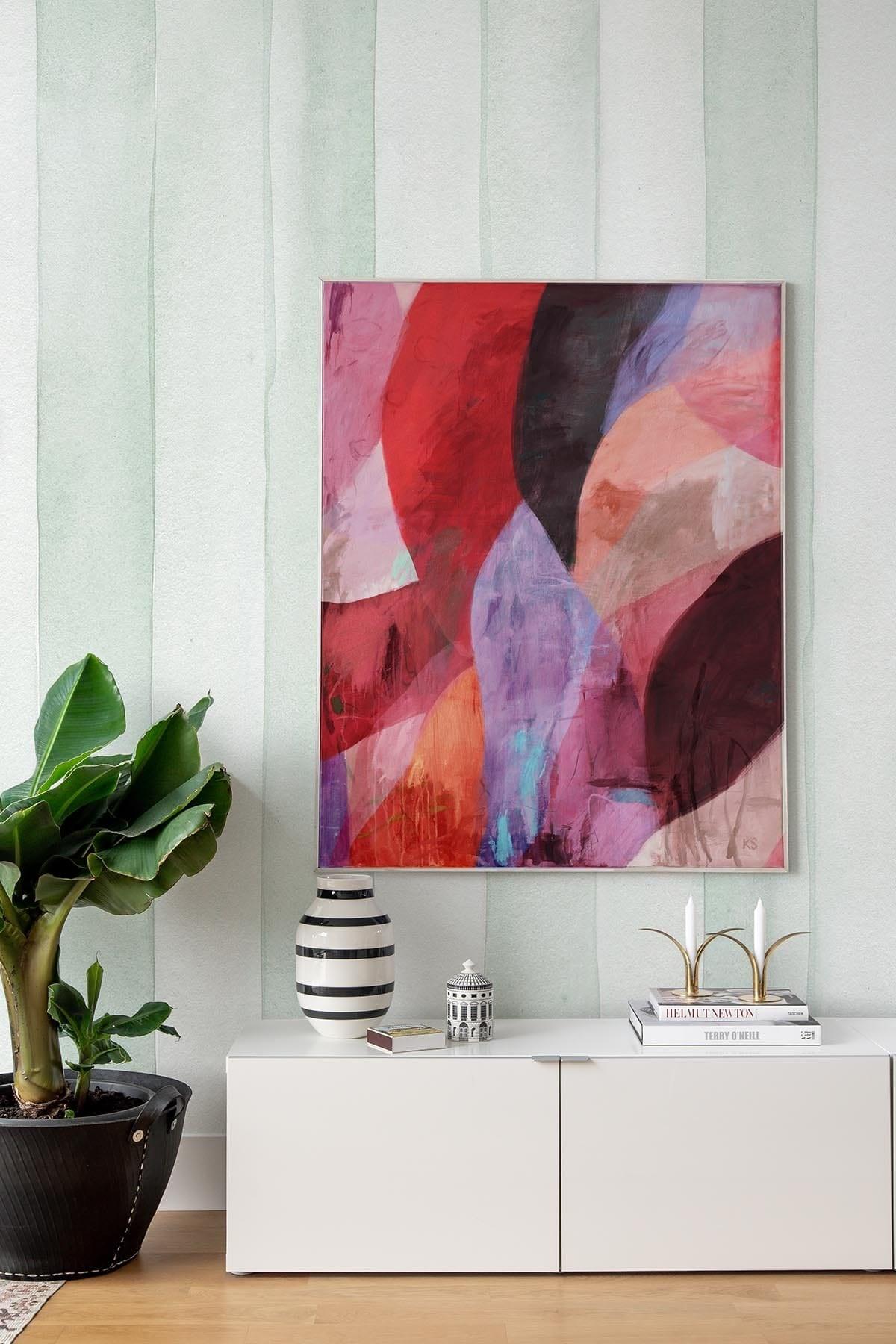  Aquarelle Stripe Pastel Green
