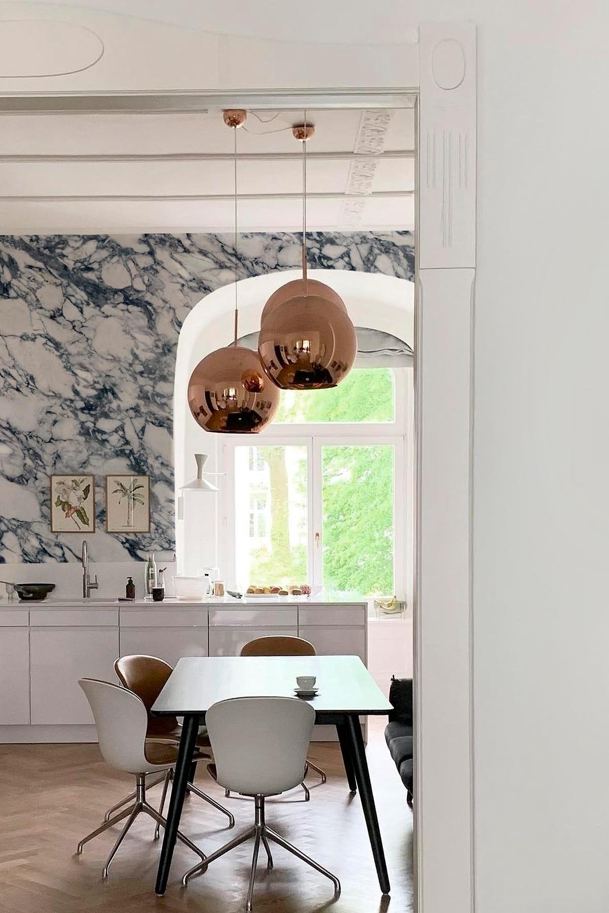  Calacatta Marble Dark Blue
