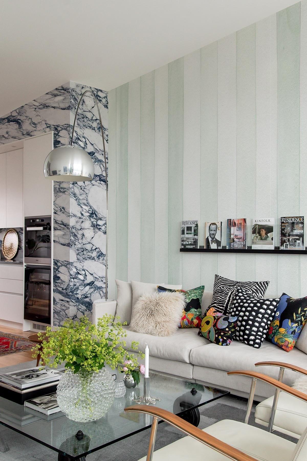  Calacatta Marble Dark Blue