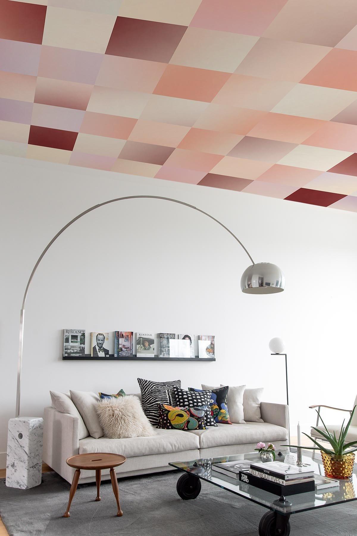  Gradient Check Peach