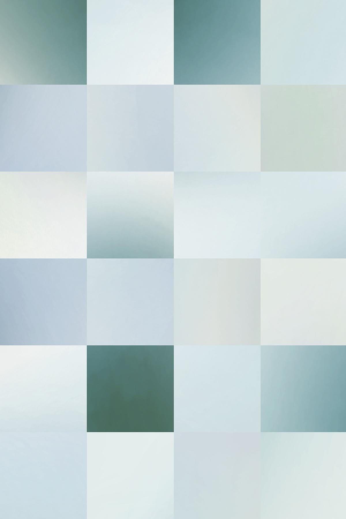  Gradient Check Pastel Blue