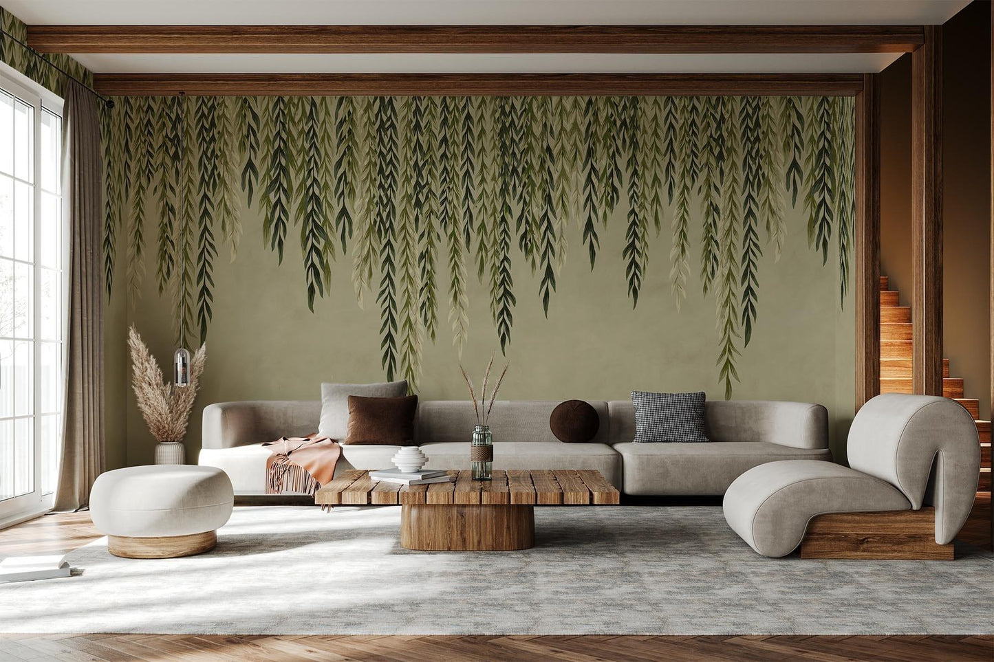  Biophilic Leaves Green