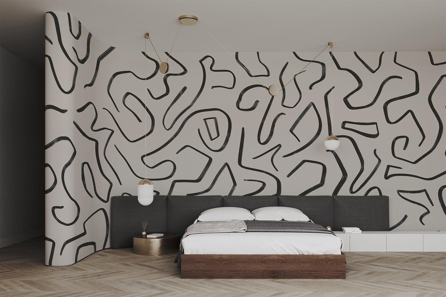  Artistic Lines Black
