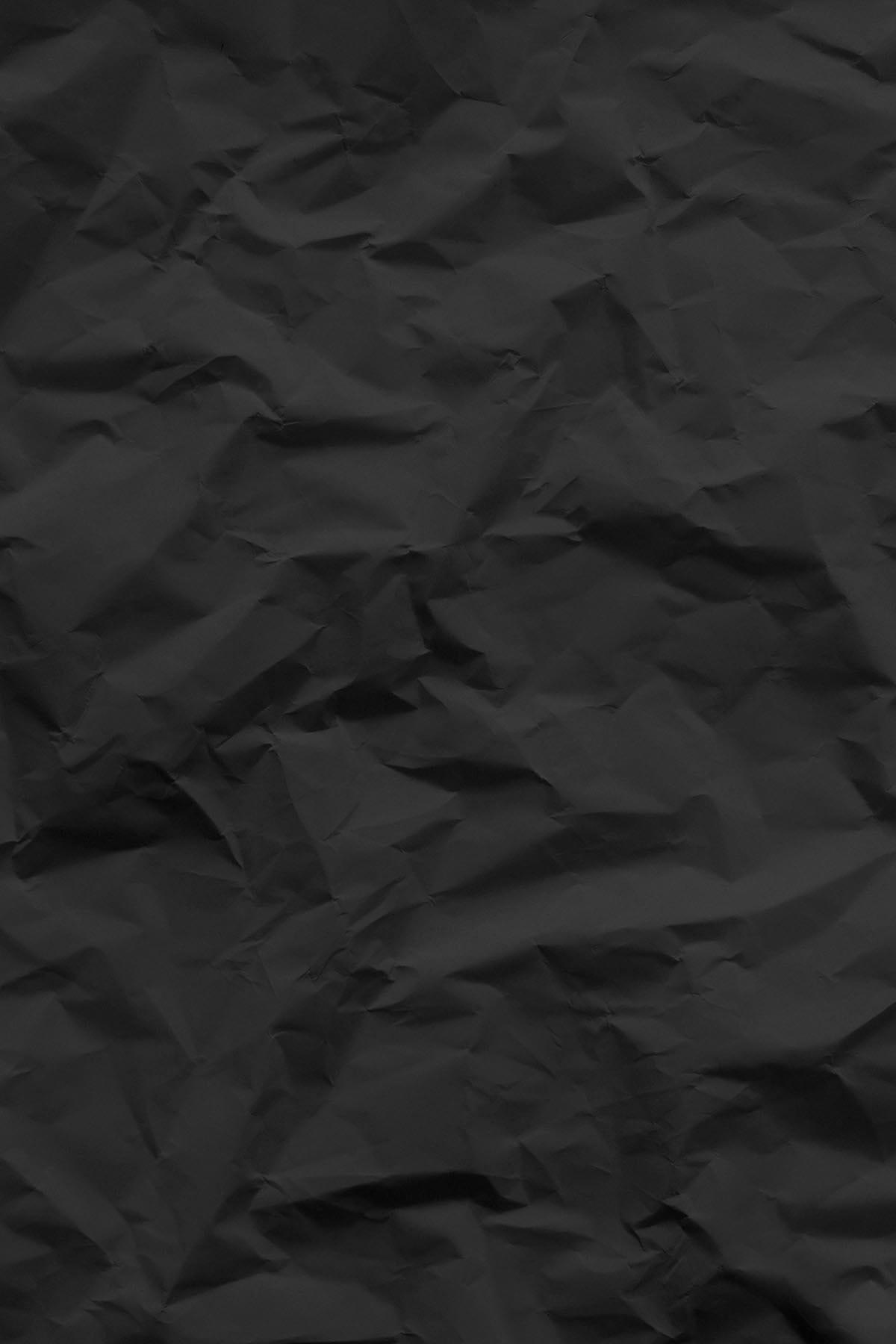  Paper Wrinkle Black