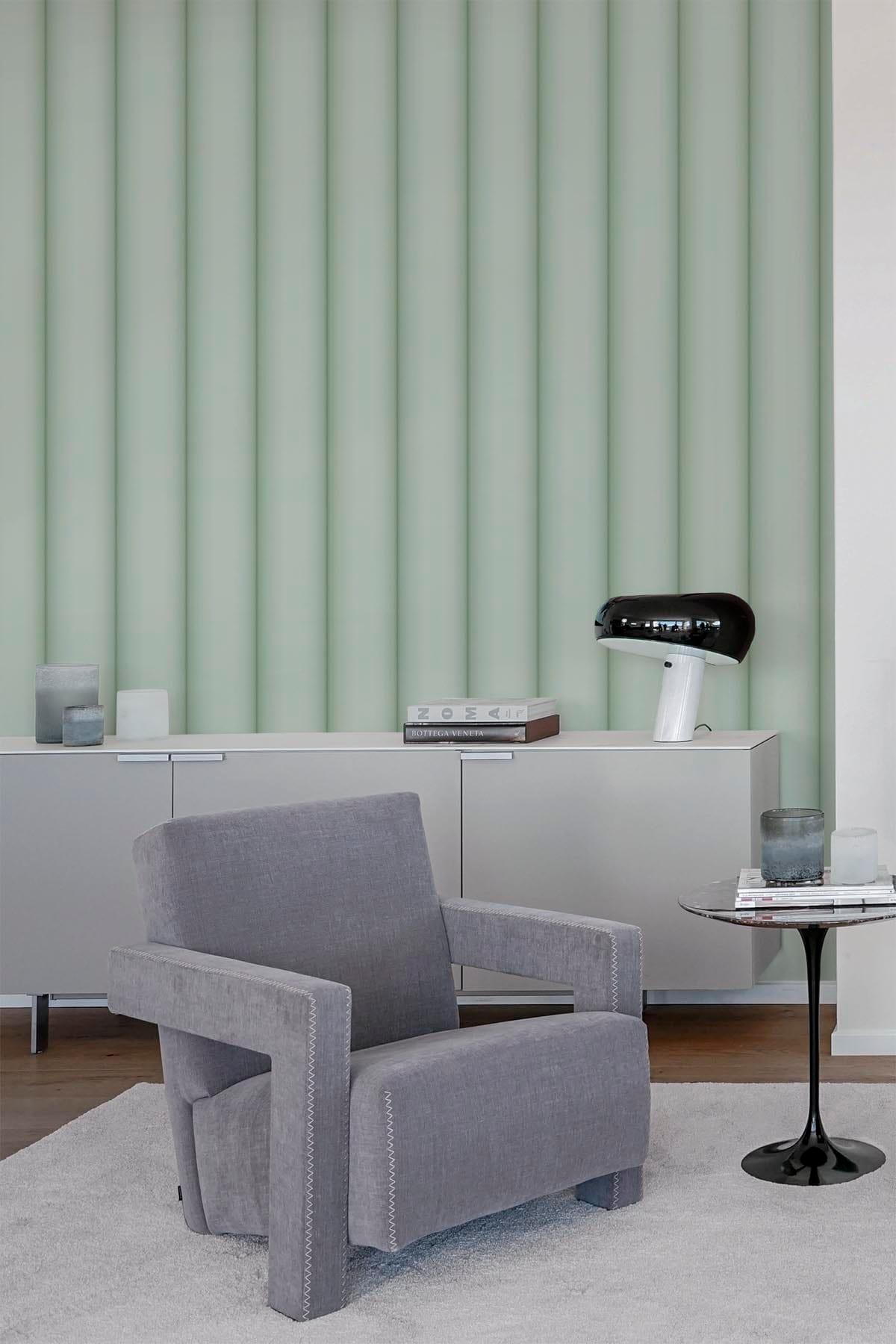  Curved Wall Panel Large Soft Green