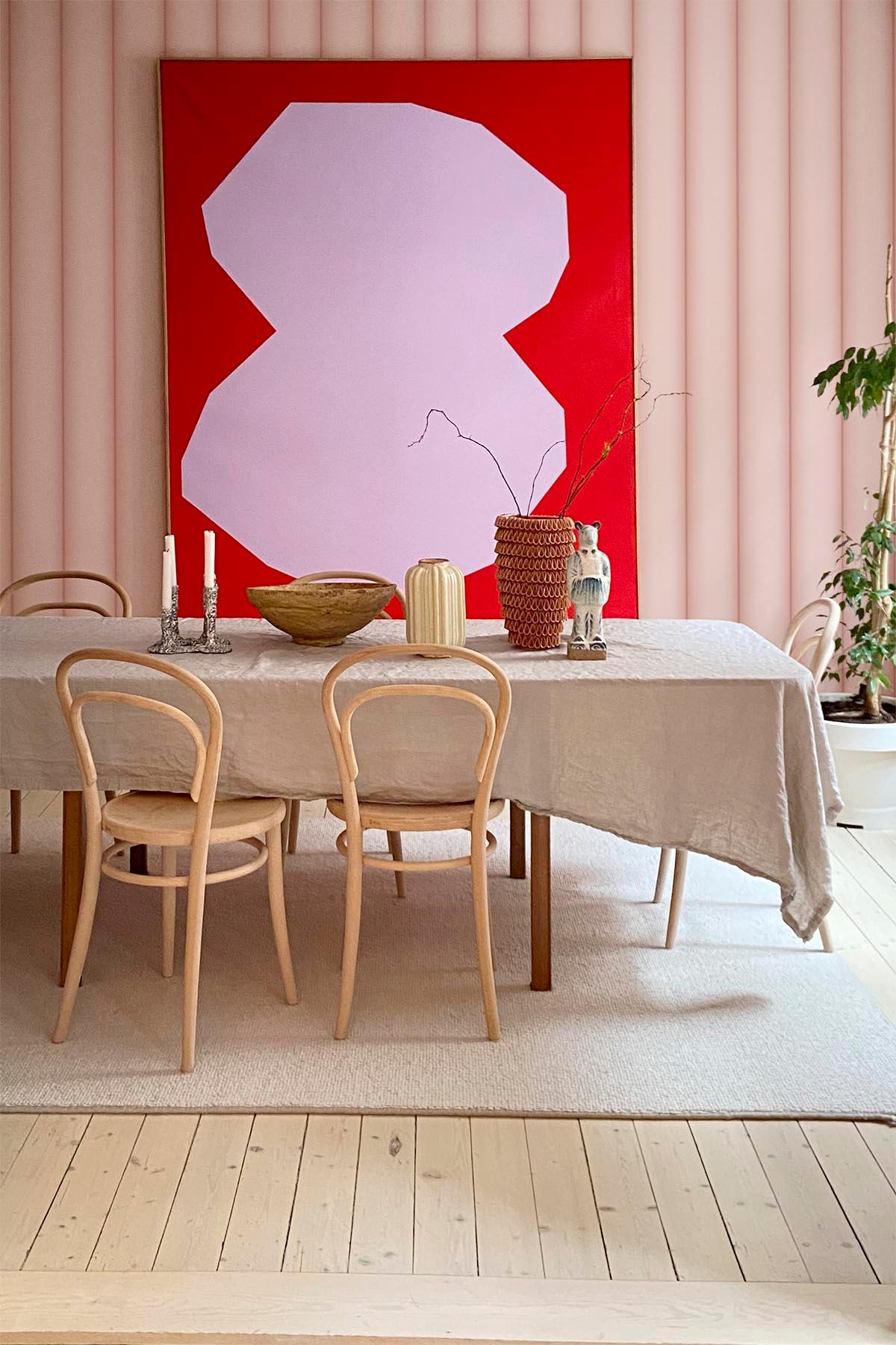  Curved Wall Panel Large Soft Pink
