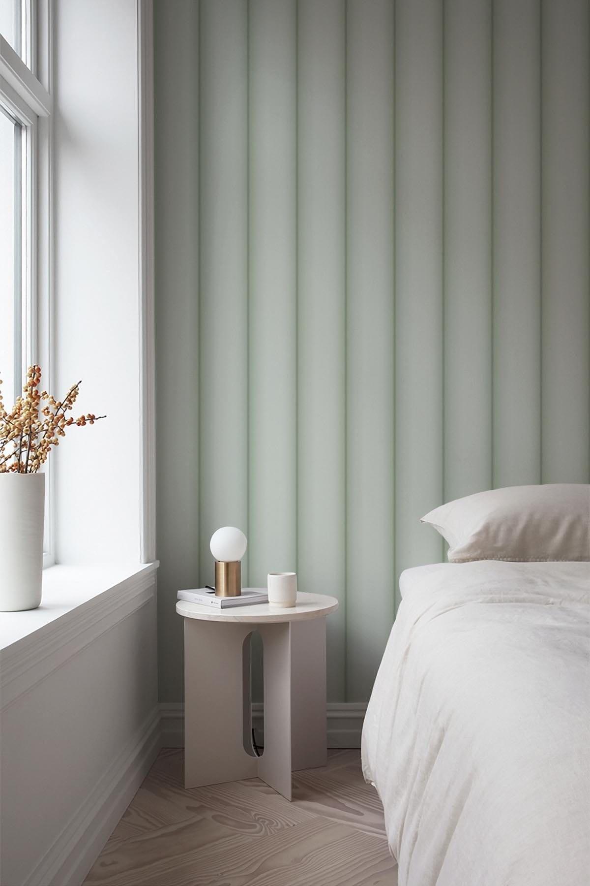  Curved Wall Panel Large Soft Green