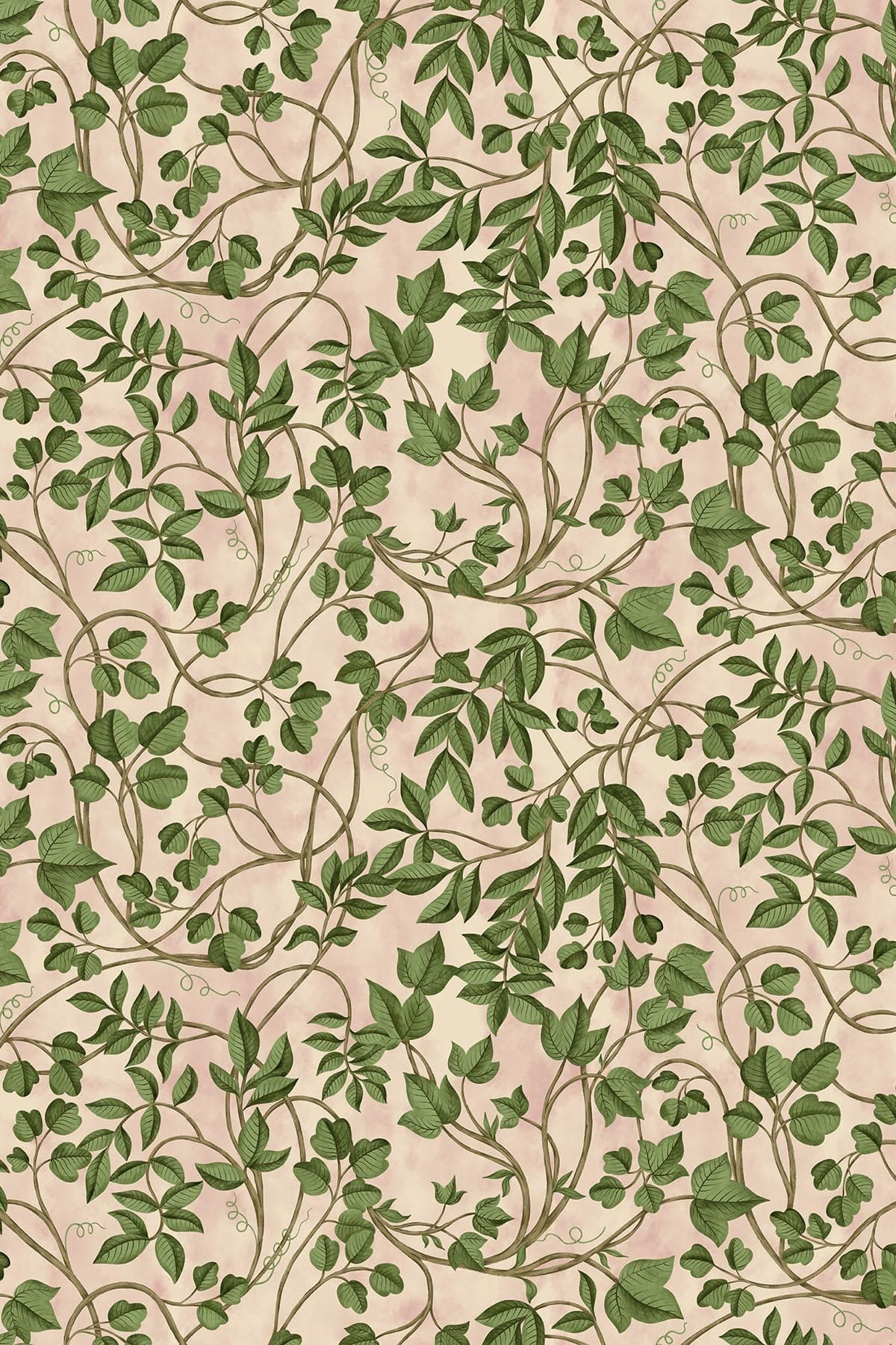  Botanic Leaves Pink