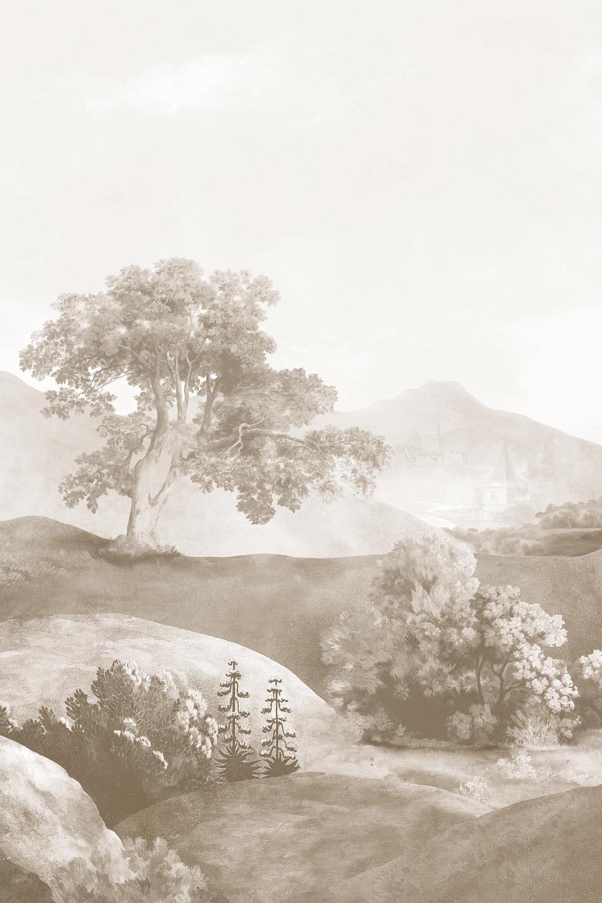  Vintage Landscape Beige