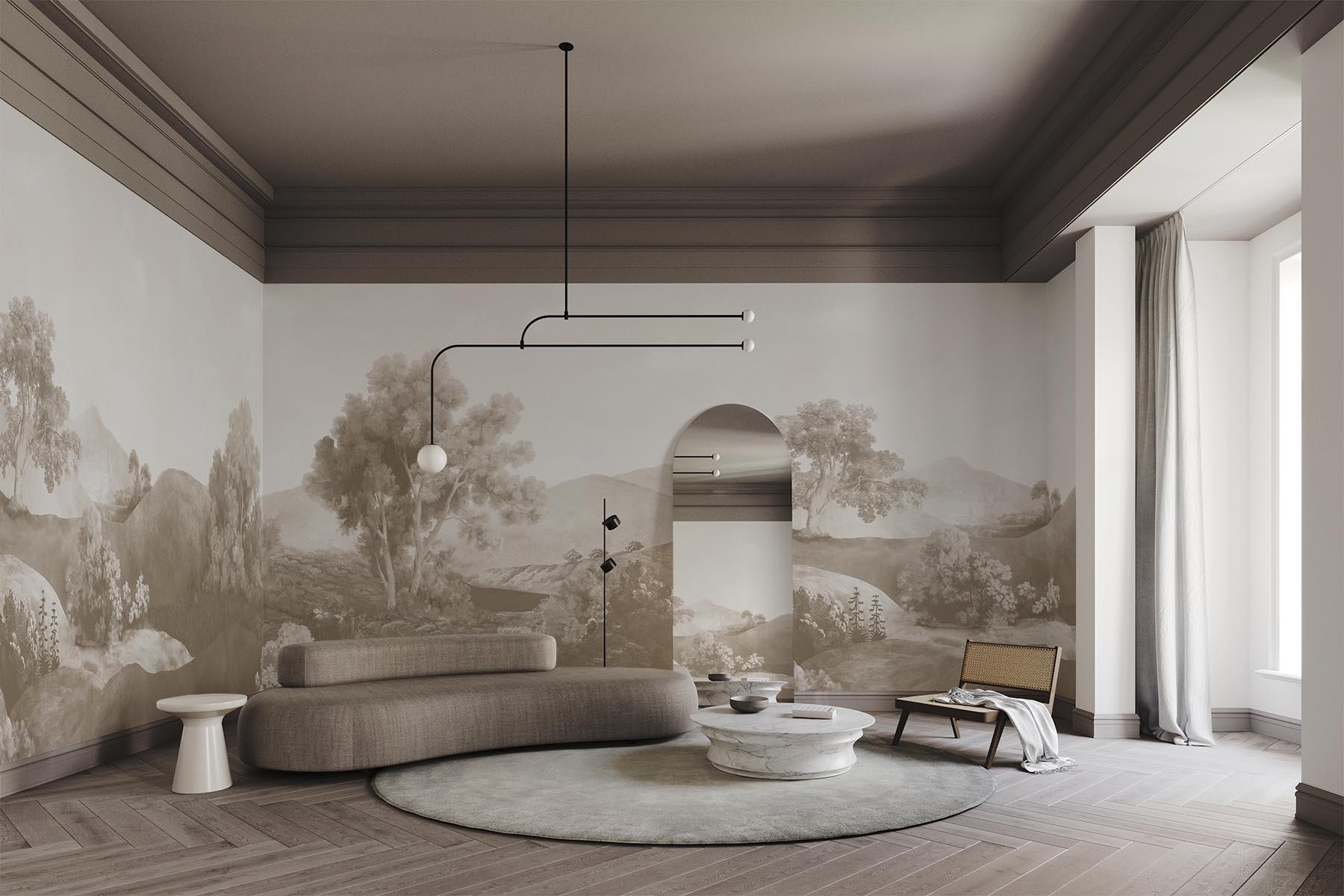  Vintage Landscape Beige