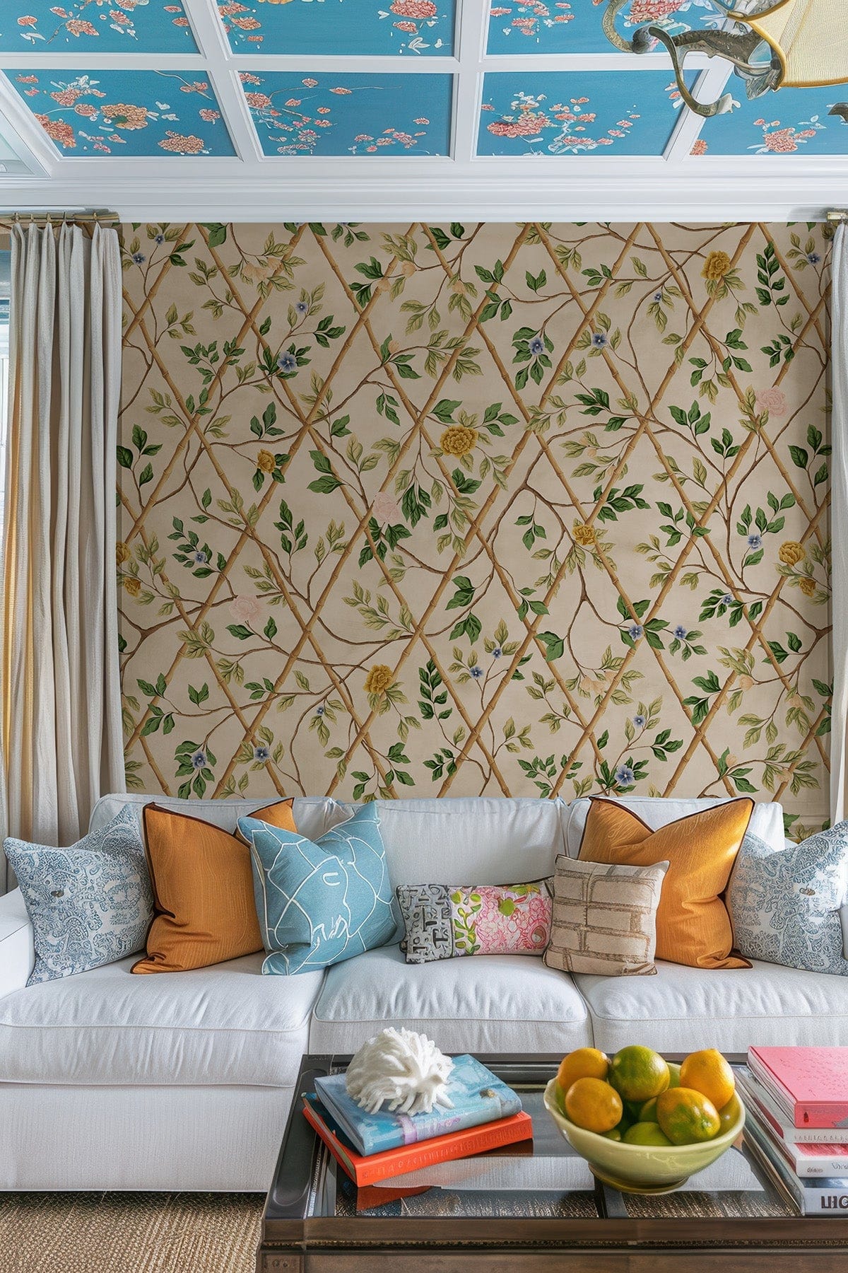  Bamboo Chinoiserie Yellow