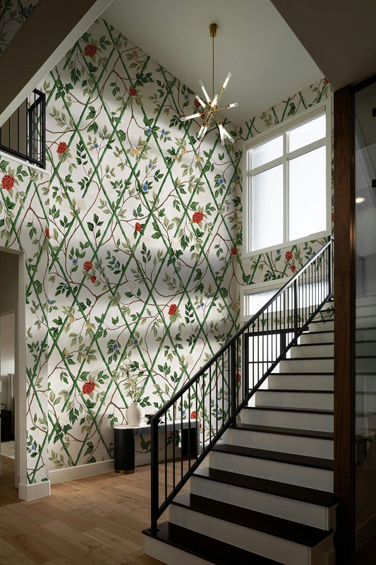 Bamboo Chinoiserie Green
