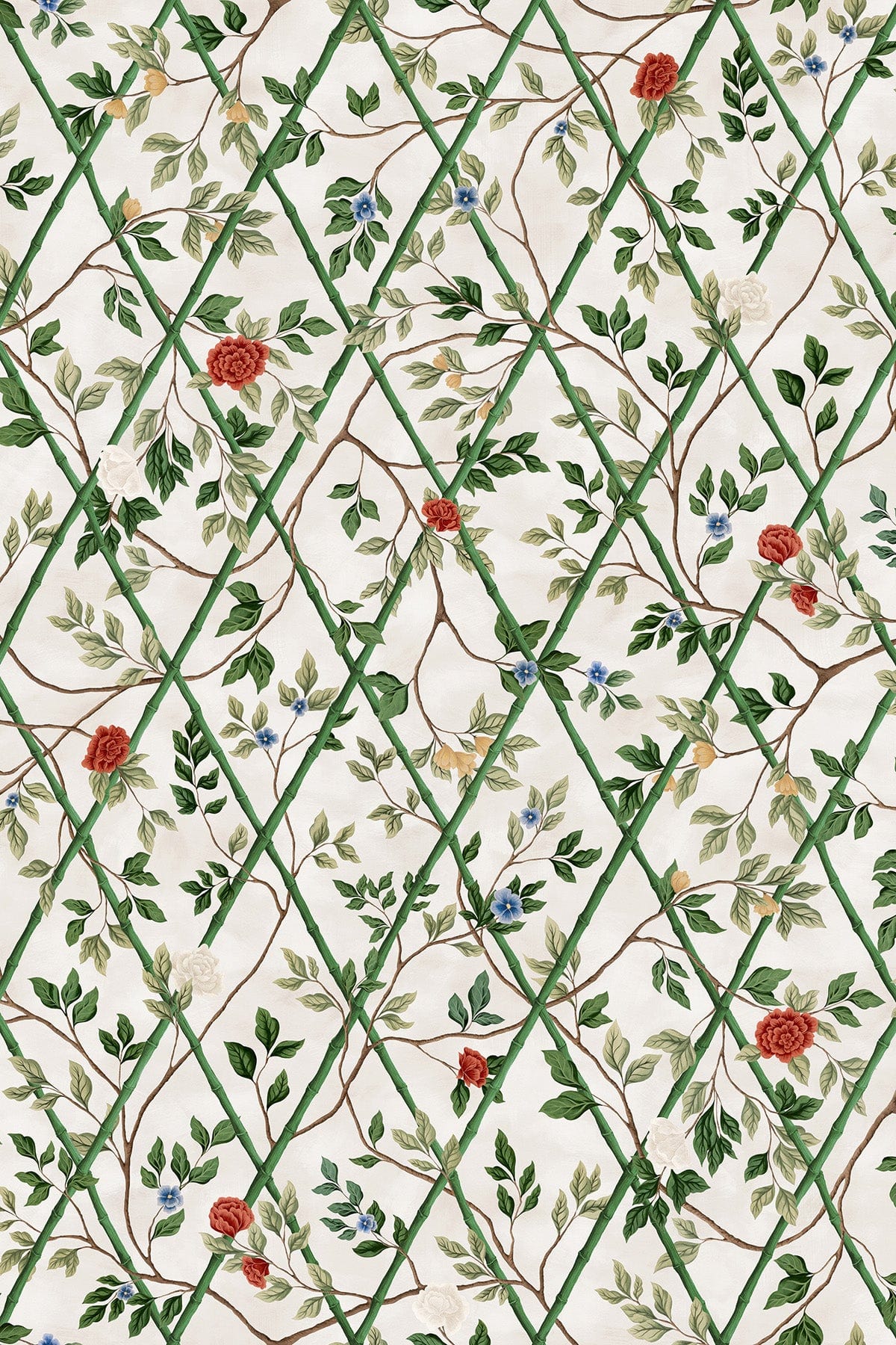  Bamboo Chinoiserie Green