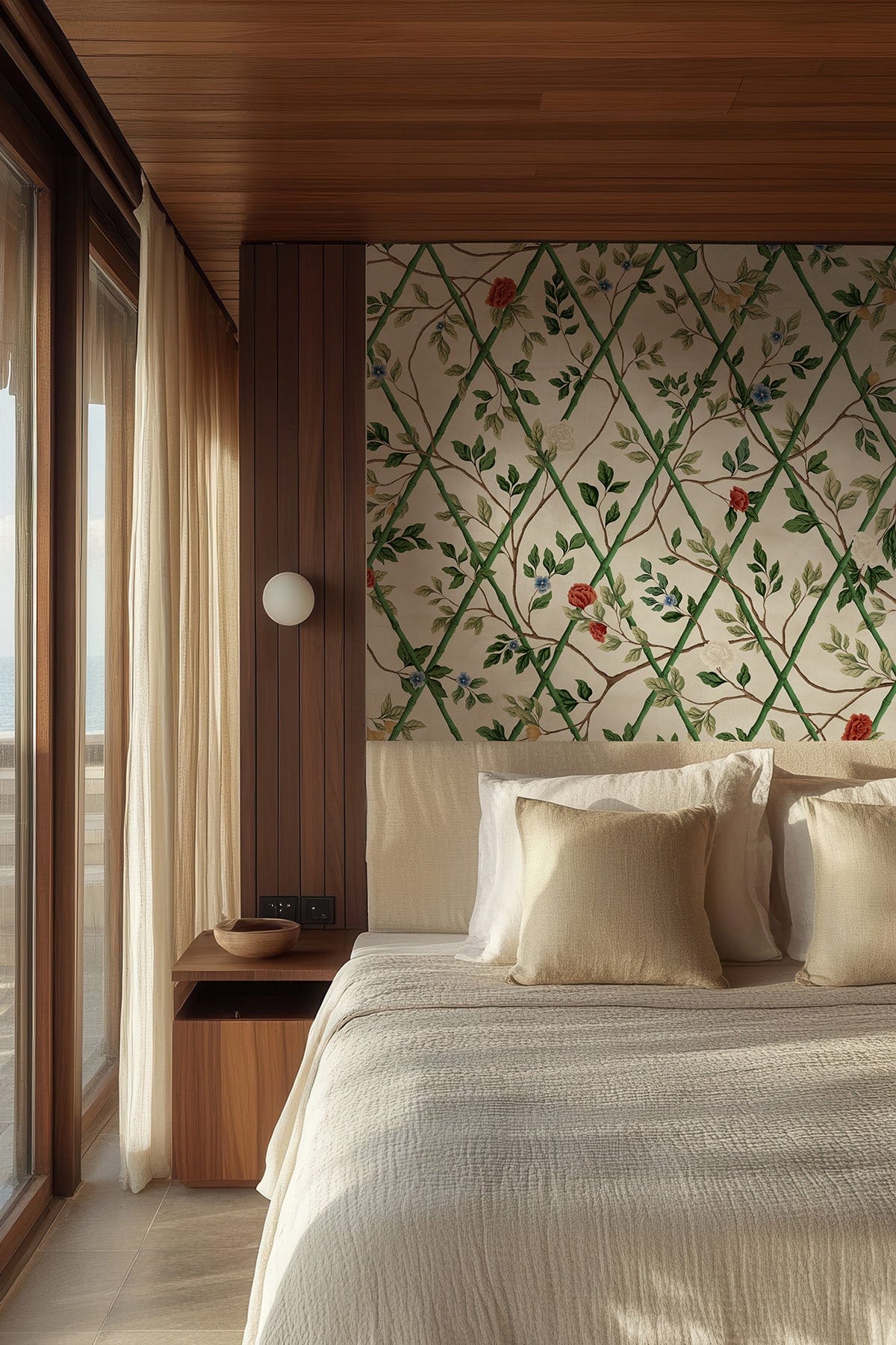  Bamboo Chinoiserie Green