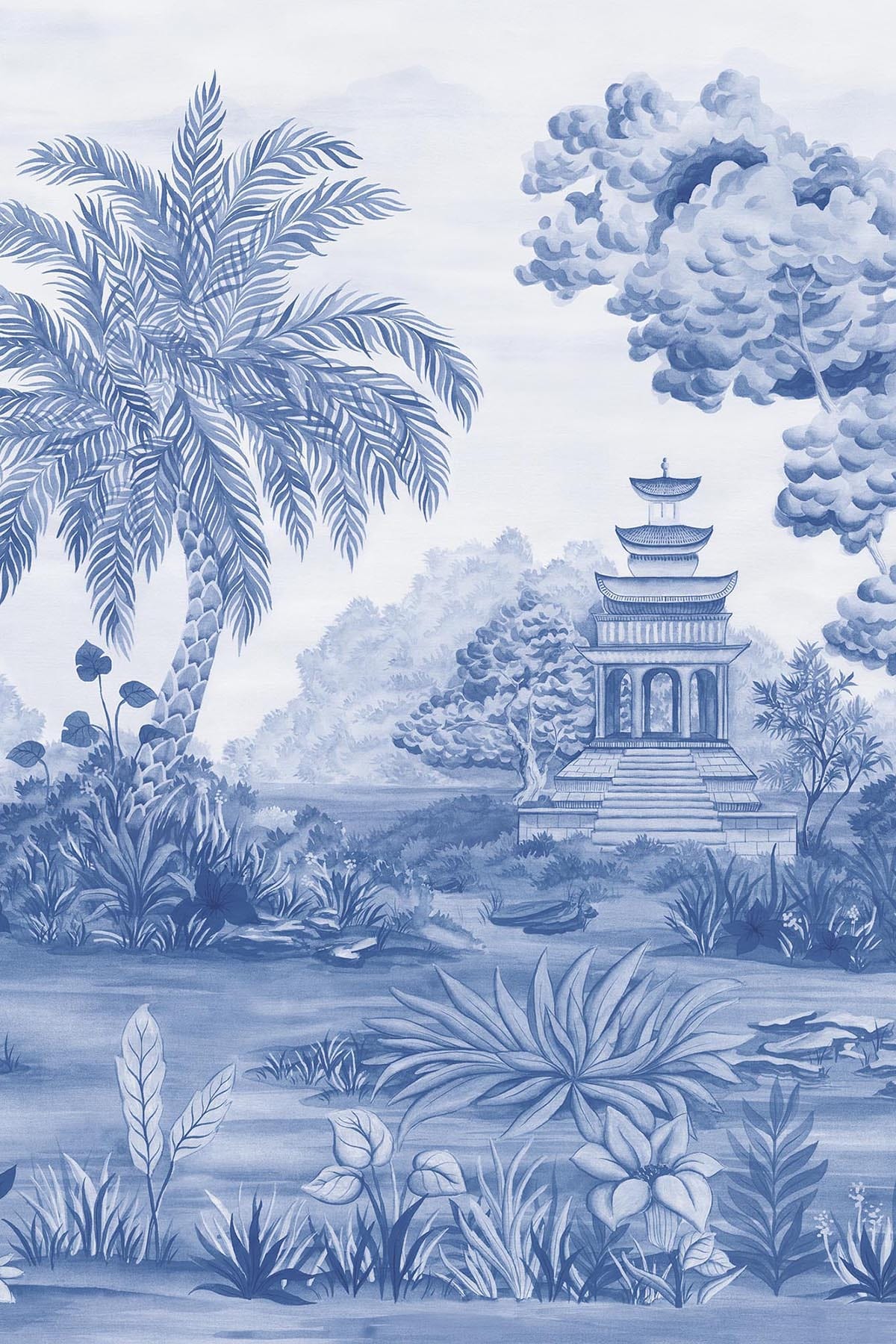  Caribbean Landscape Blue
