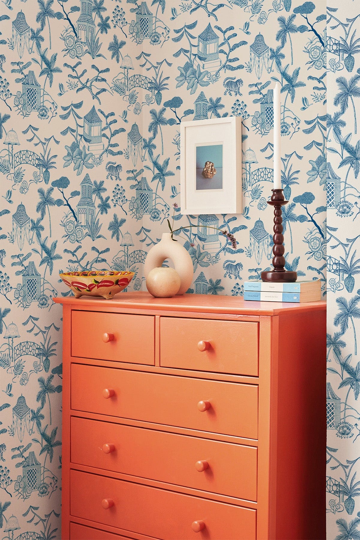  Tropical Island Toile Blue