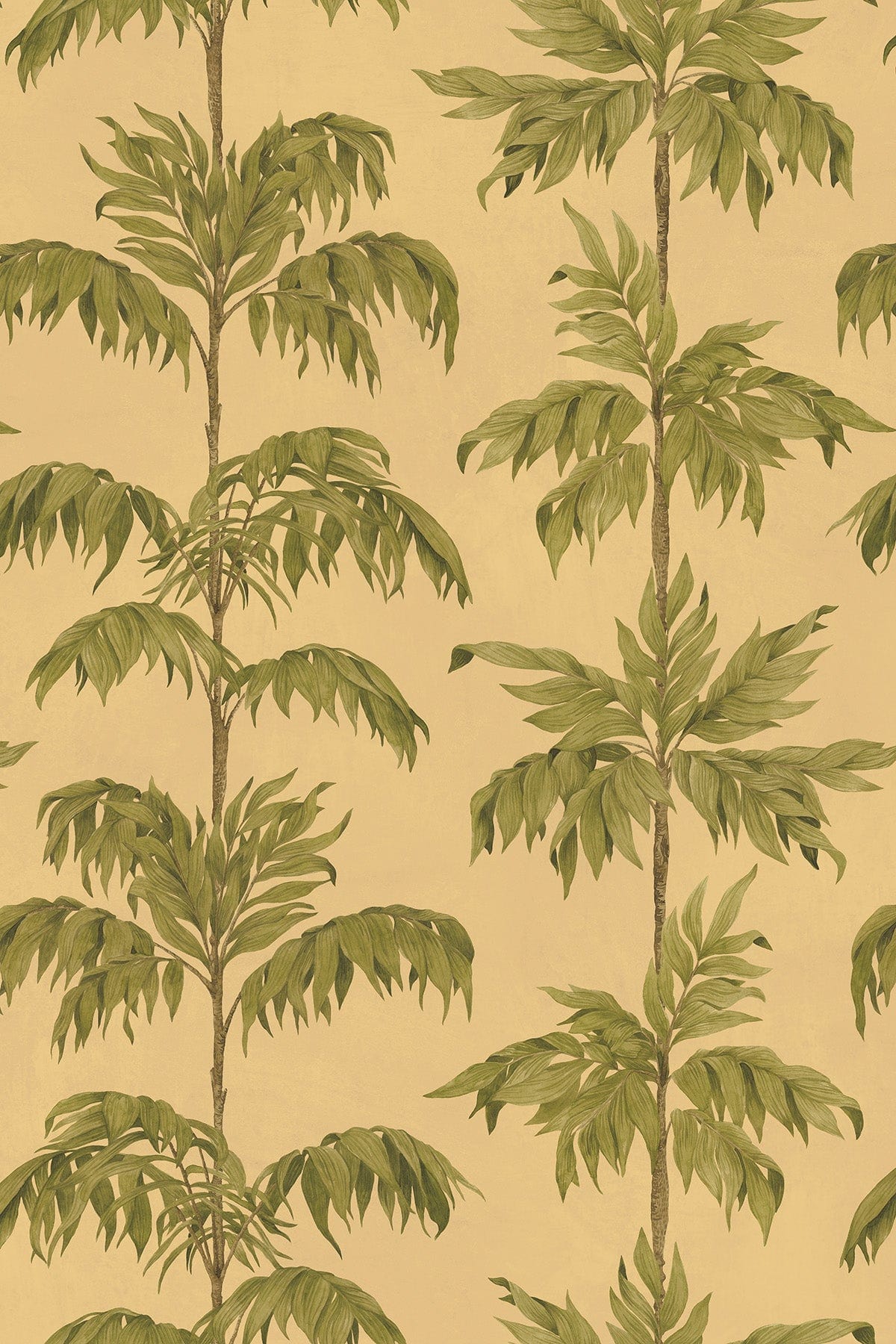  Vintage Palm Tree Yellow
