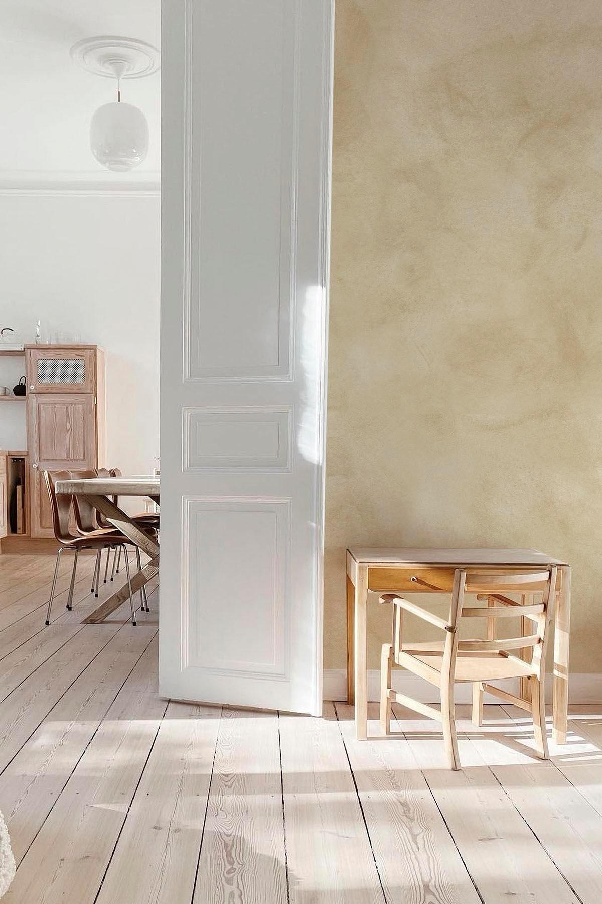  Aquarelle Structure Dusty Yellow